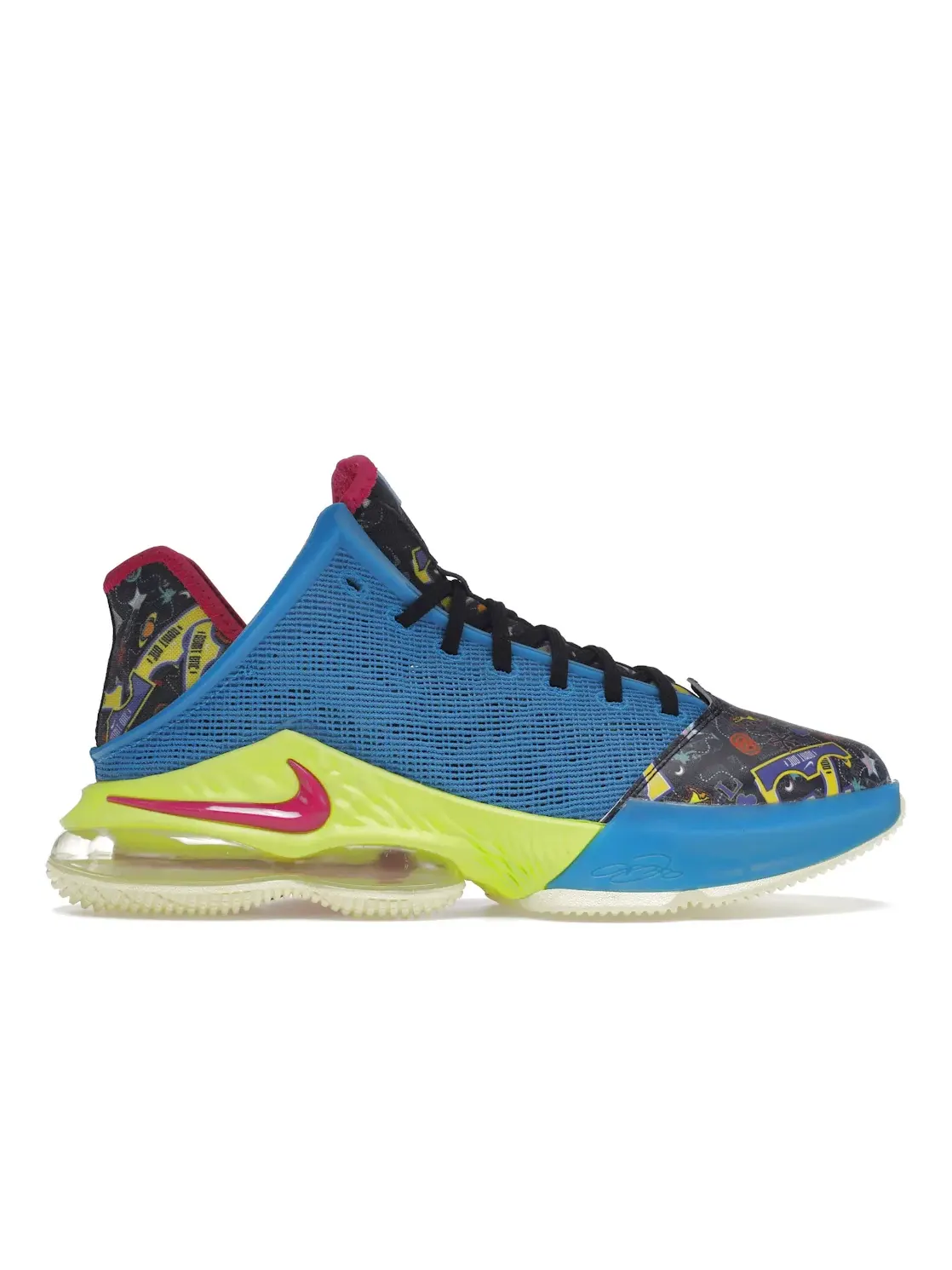 Мужские кроссовки для баскетбола Nike LeBron 19 Low — изображение 1 из 4, синий/розовый