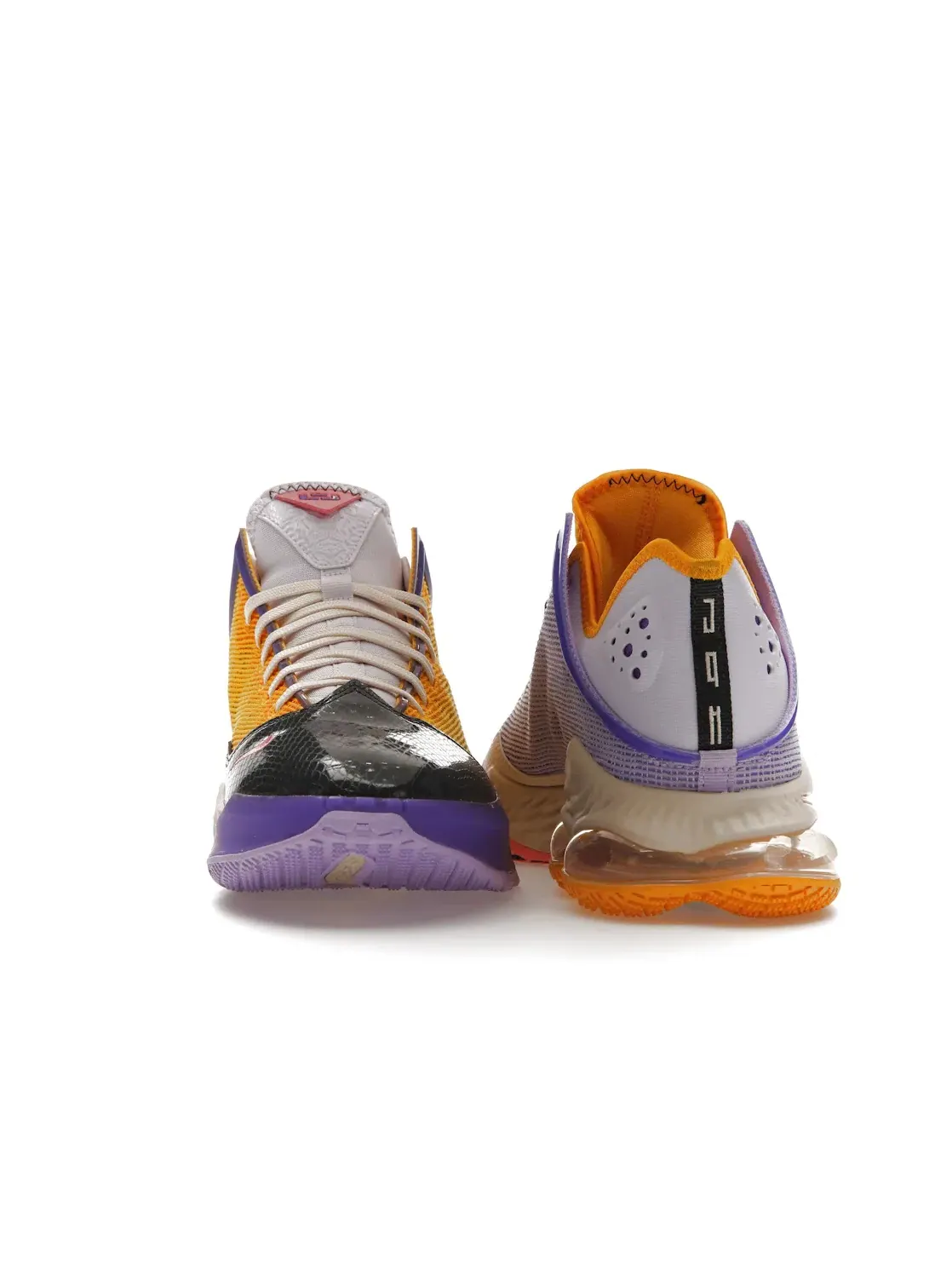 Мужские кроссовки для баскетбола с контрастным дизайном Nike LeBron 19 Low — изображение 4 из 4, розовый/темный серый