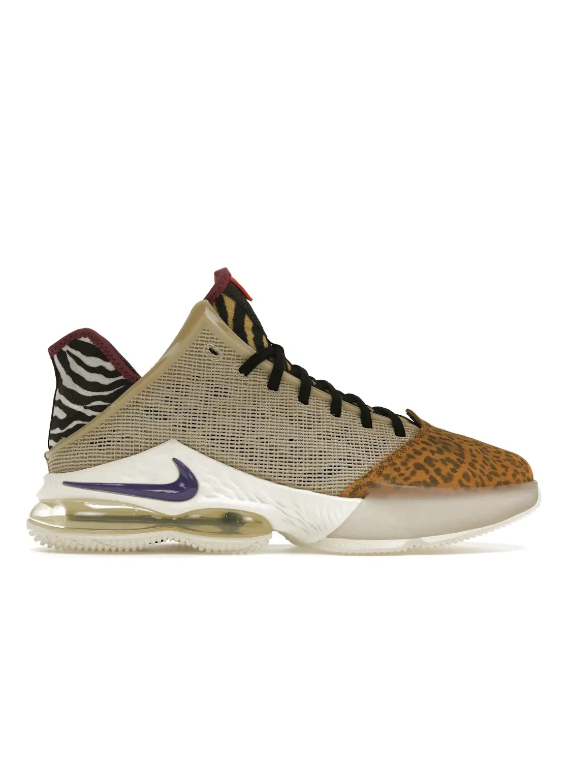 Мужские кроссовки с амортизацией Nike LeBron 19 Low Safari Nike — изображение 1 из 4, синий/розовый
