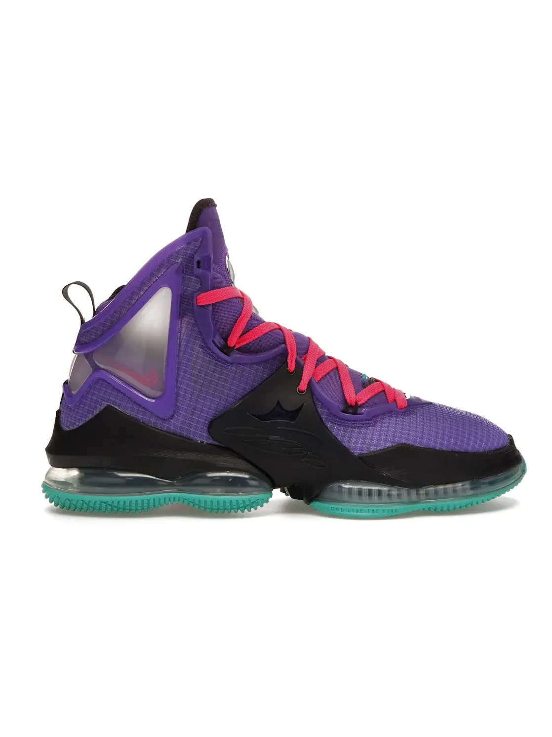 Мужские кроссовки для баскетбола с амортизацией Nike LeBron 19 — изображение 1 из 4, розовый/фиолетовый