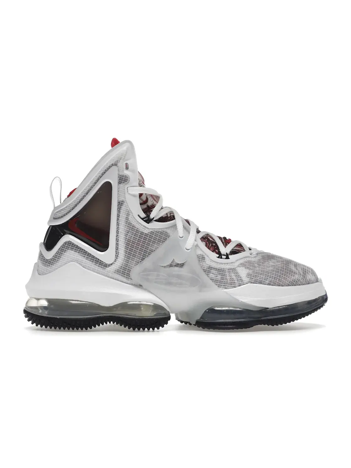 Мужские баскетбольные кроссовки с технологией Nike Air Zoom Nike LeBron 19 — изображение 1 из 4, белый/черный/красный