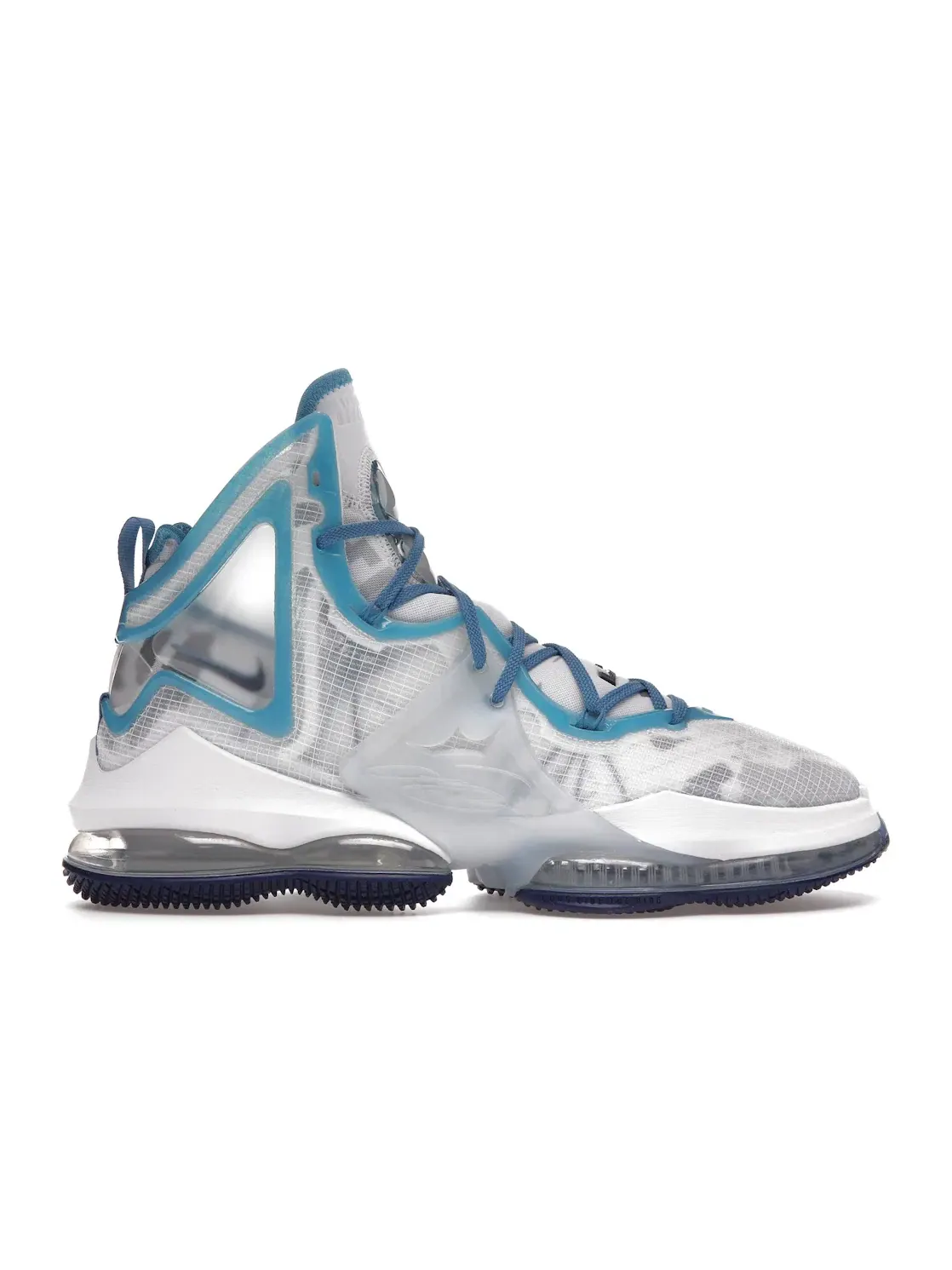 Мужские кроссовки баскетбольные Nike LeBron 19 — изображение 1 из 4, белый/синий-синий