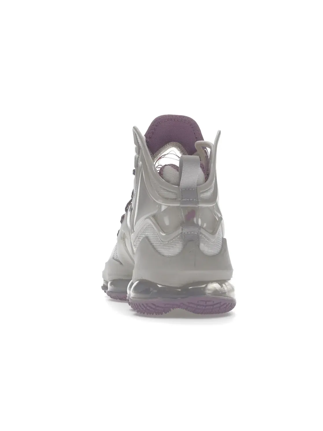 Мужские кроссовки баскетбольные Nike LeBron 19 — изображение 4 из 4, серый/фиолетовый