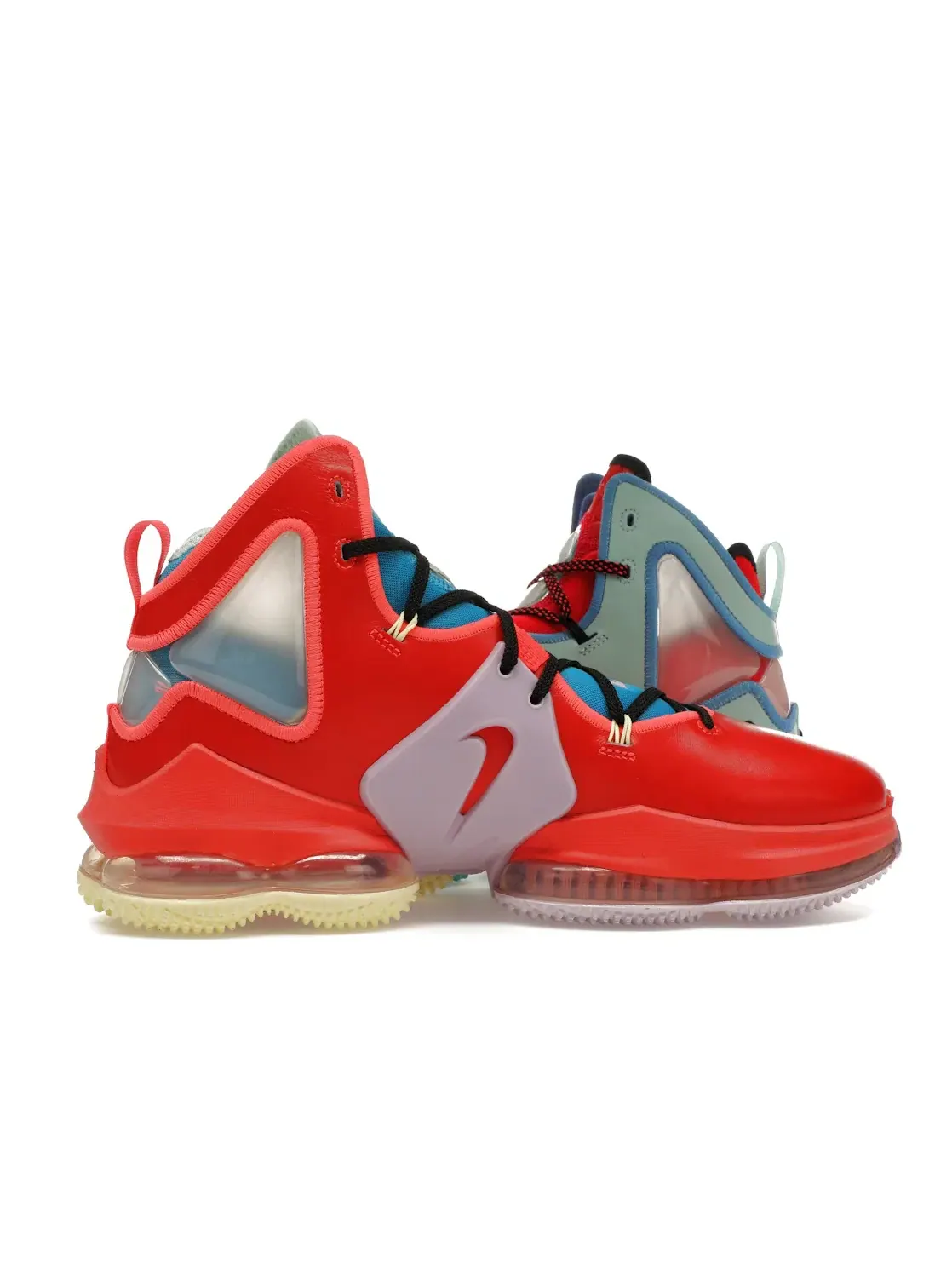 Мужские кроссовки для баскетбола Nike LeBron 19, Bright Crimson/Malachite-Coconut Milk — изображение 3 из 4