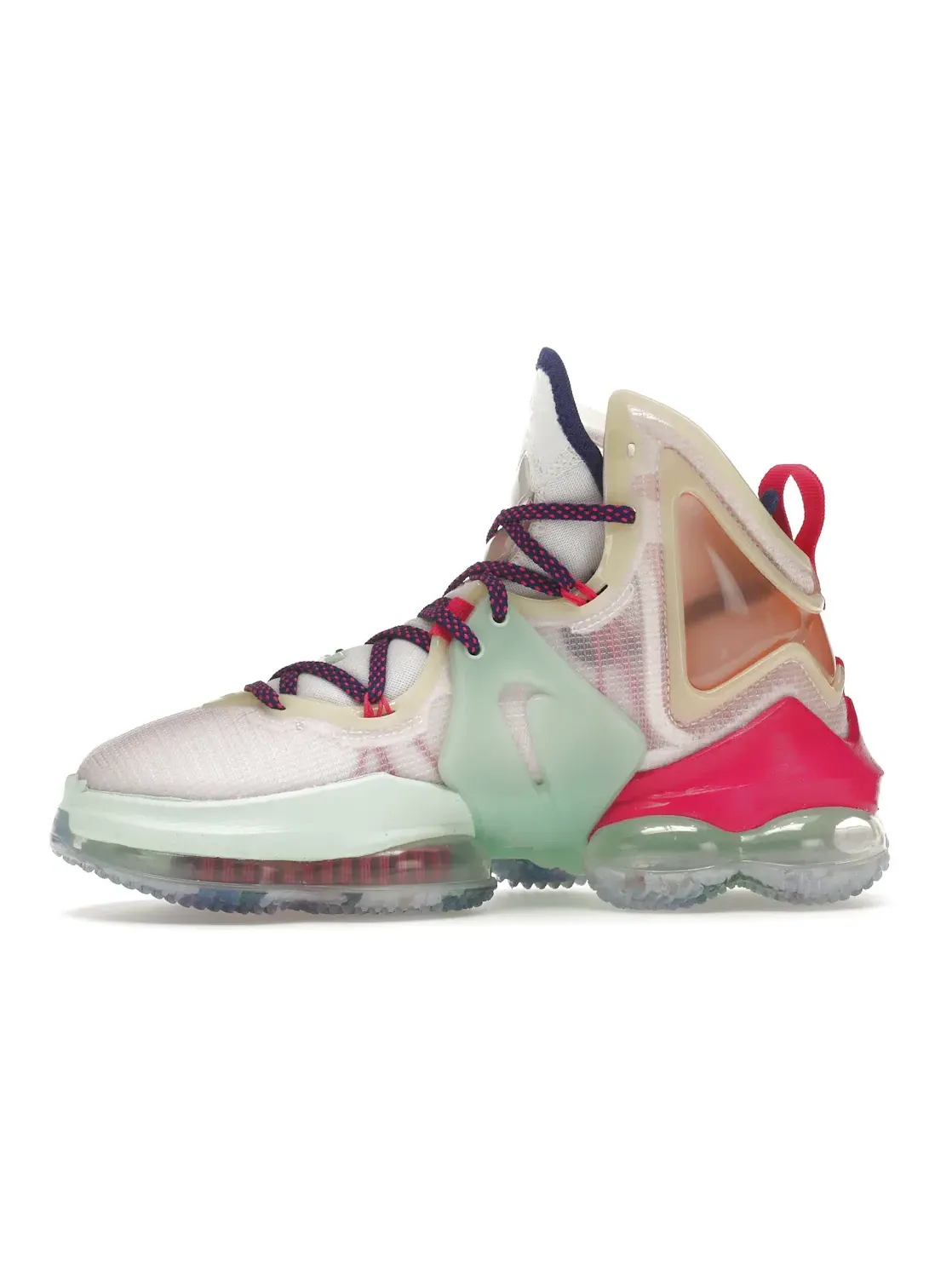 Мужские кроссовки для баскетбола Nike LeBron 19 — изображение 3 из 4, белый/розовый/фиолетовый