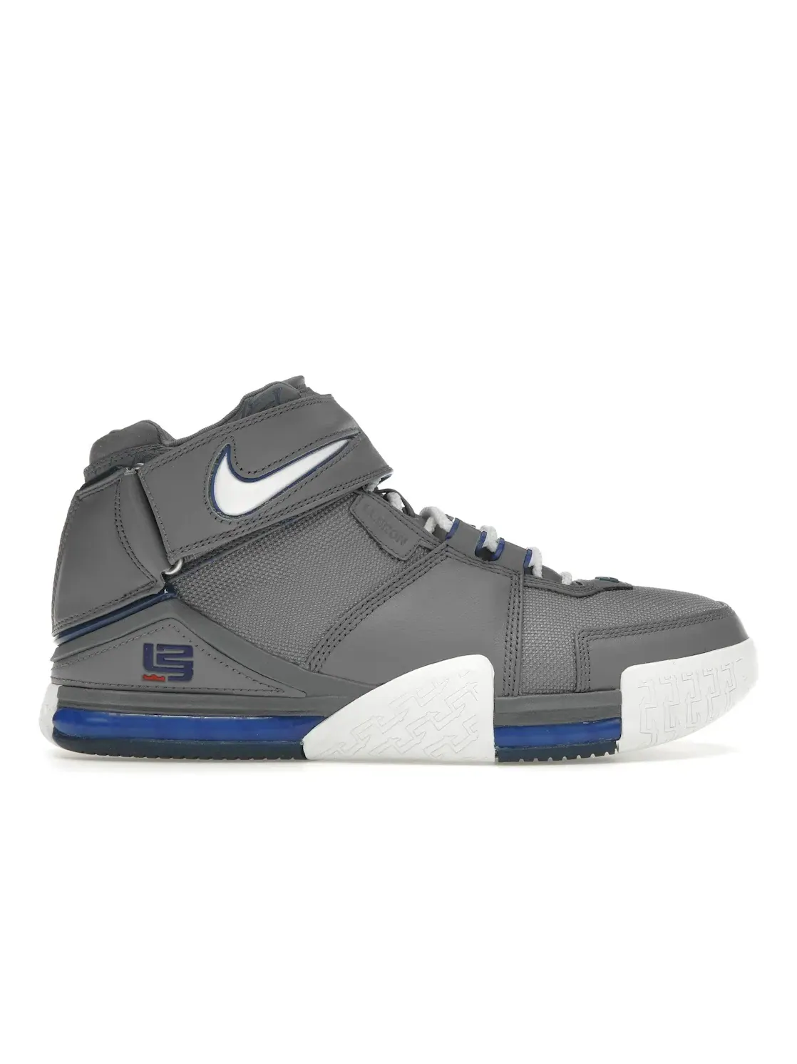 Мужские кроссовки для баскетбола Nike LeBron 2 — изображение 1 из 4, серый/белый