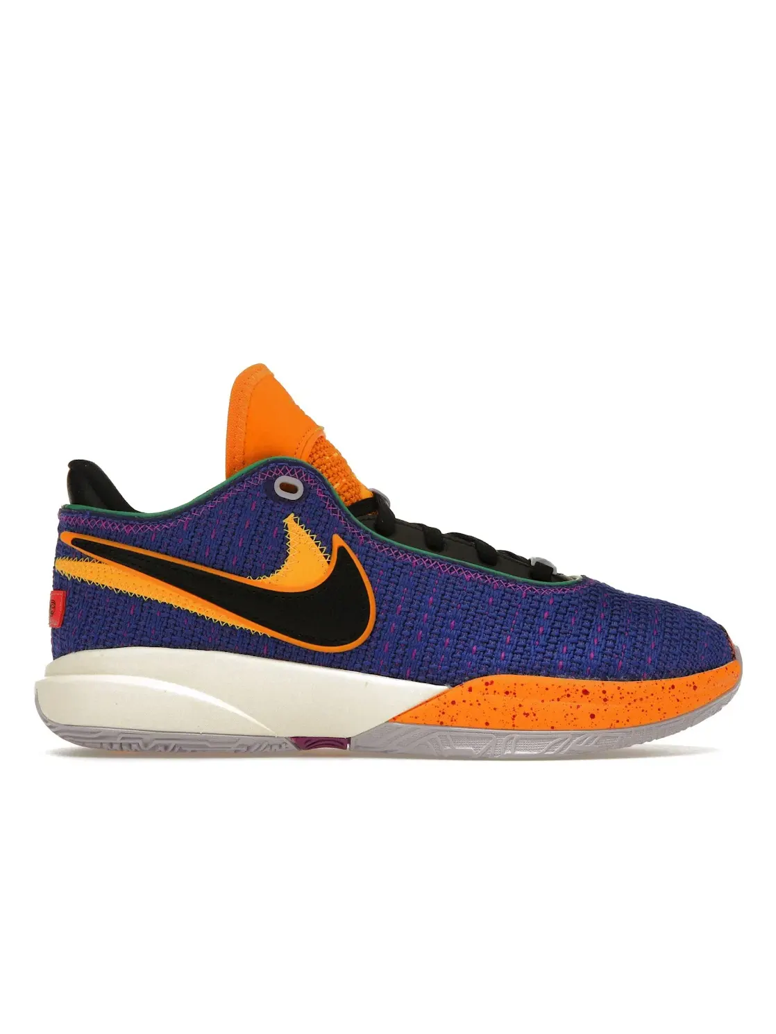 Детские кроссовки для баскетбола Nike LeBron 20 — изображение 1 из 4, синий/черный/фиолетовый