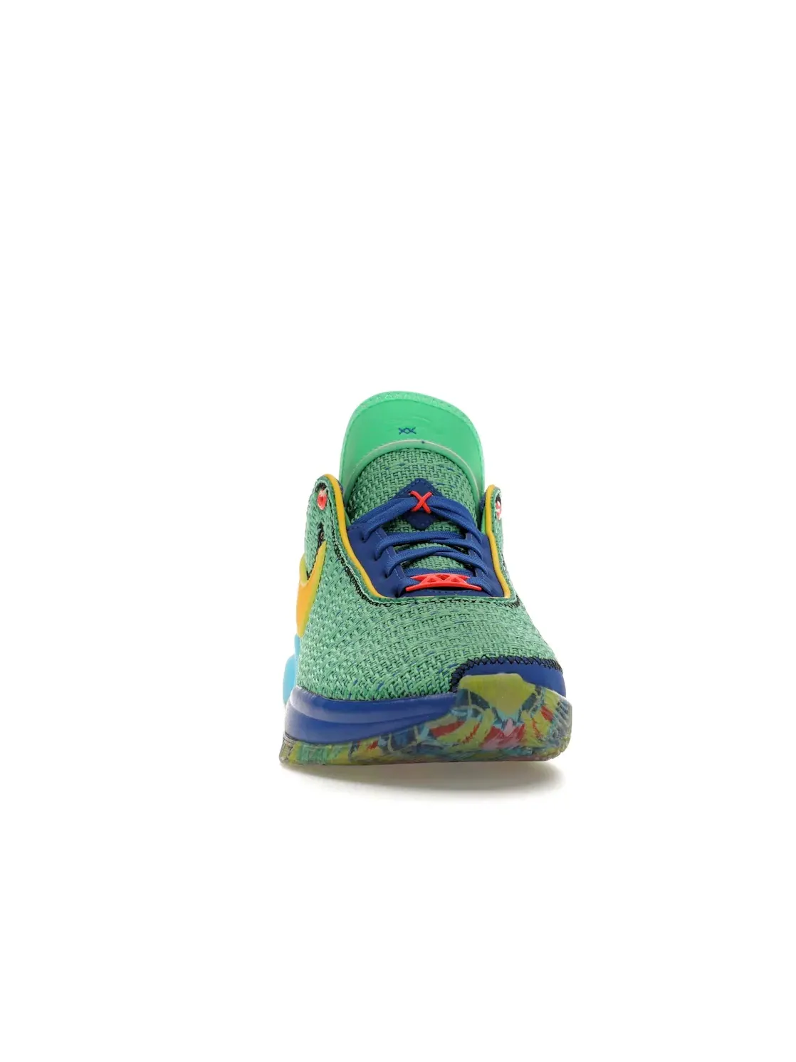 Детские кроссовки для мальчиков с принтом Nike LeBron 20 SE — изображение 2 из 4, золотистый//синий