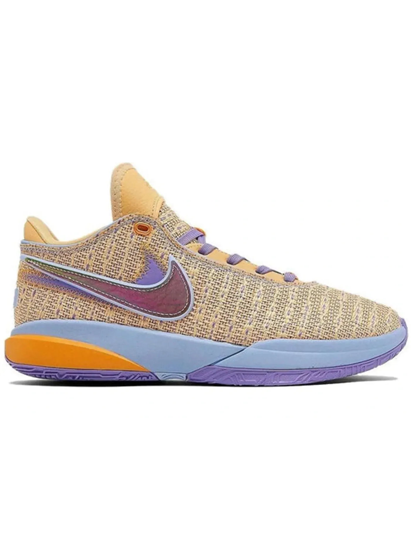 Детские кроссовки для мальчиков Nike LeBron 20 — изображение 1 из 1, золотистый/мульти/синий