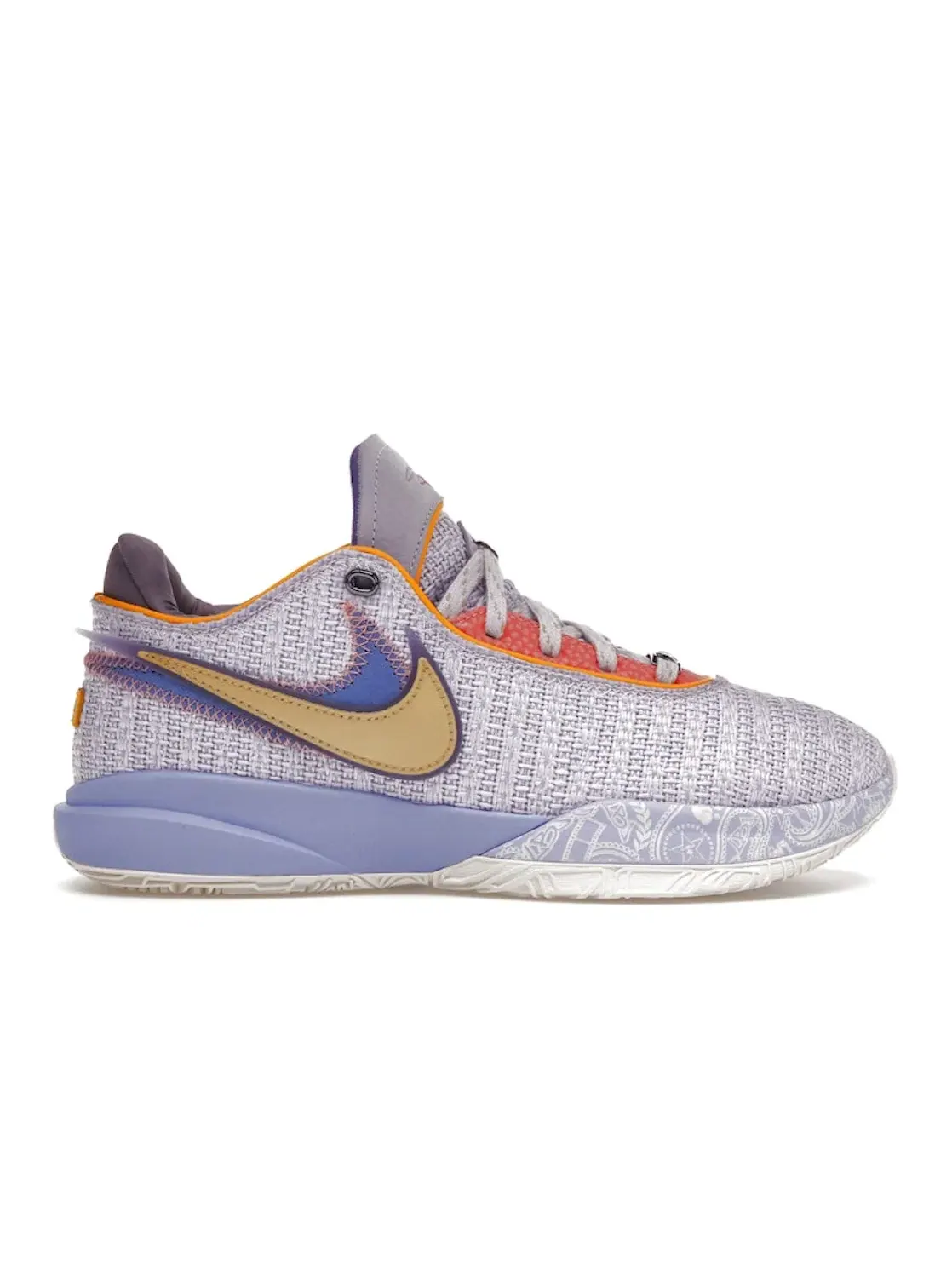 Мужские кроссовки для баскетбола с верхом из трикотажа Nike LeBron 20 — изображение 1 из 4