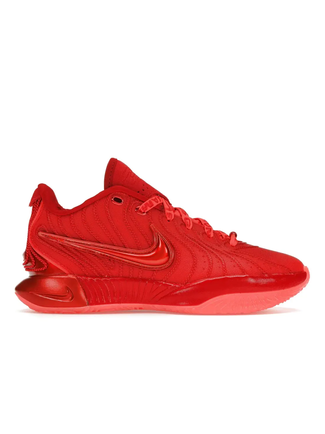 Мужские кроссовки с монокромным красным дизайном Nike LeBron 21 — изображение 1 из 4, яркий/красный