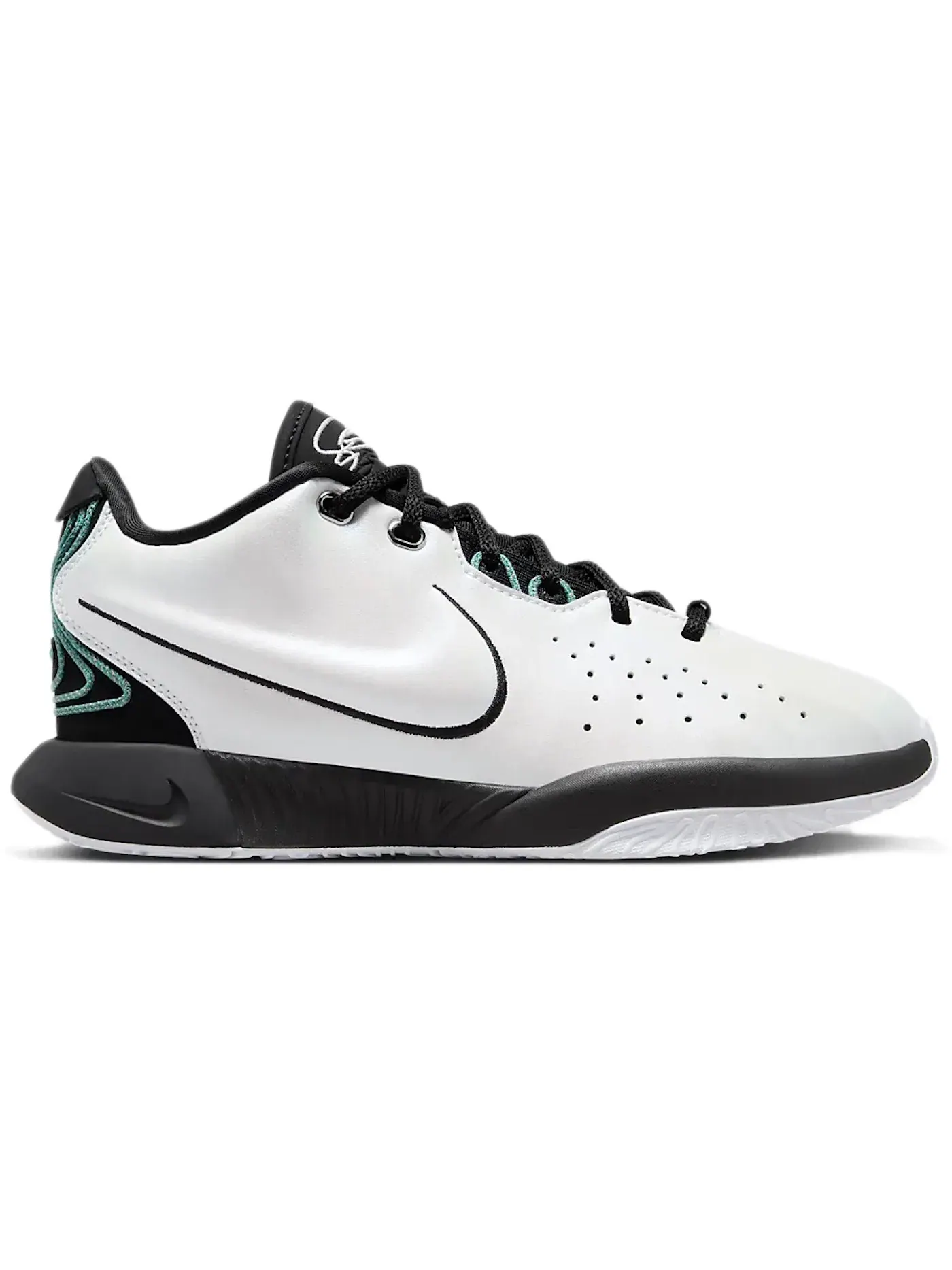 Детские кроссовки для баскетбола Nike LeBron 21 — изображение 1 из 1, белый/черный