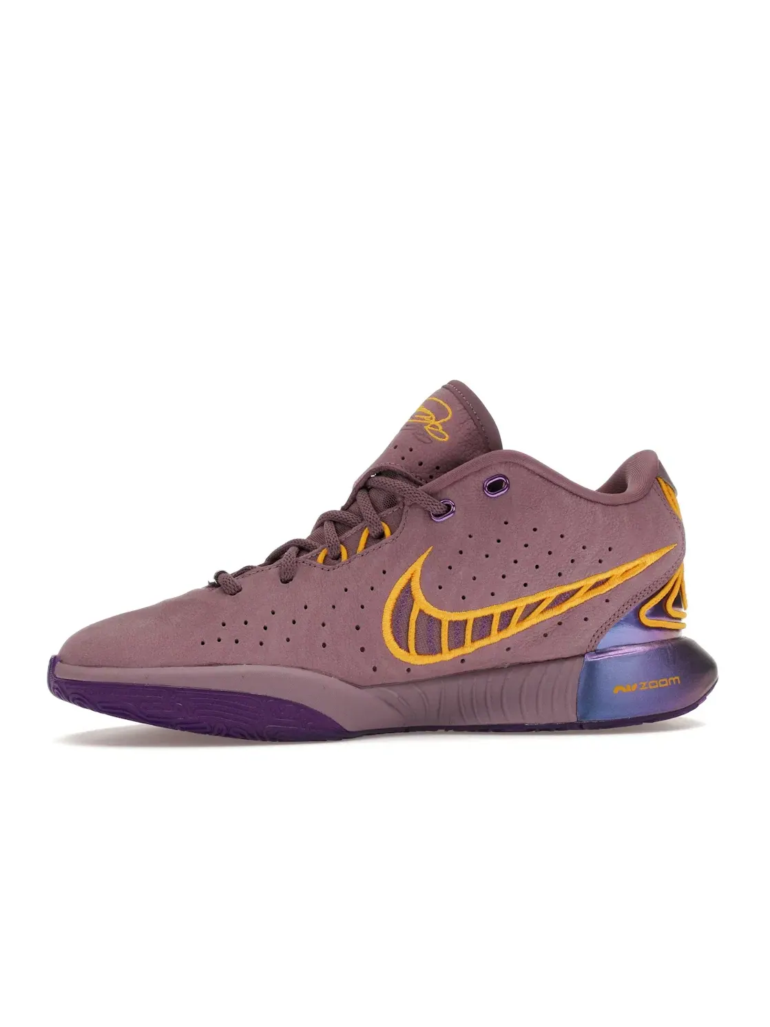 Детские кроссовки для баскетбола Nike LeBron 21 — изображение 3 из 4, фиолетовый/-фиолетовый
