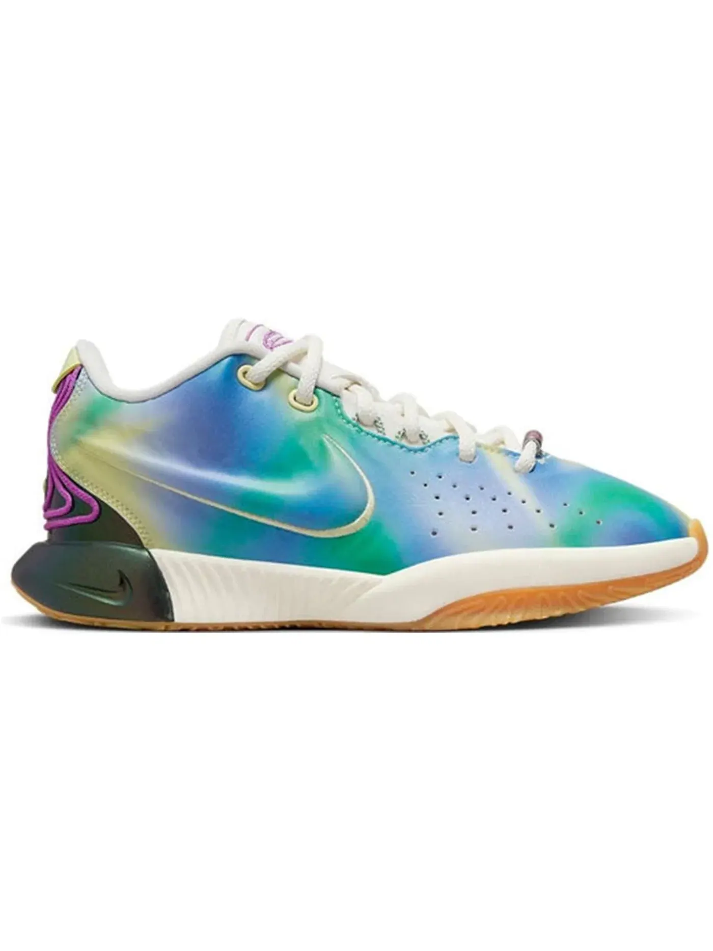 Детские кроссовки для мальчиков с высокой производительностью Nike LeBron 21 SE Nike — изображение 1 из 1, мульти-/зеленый