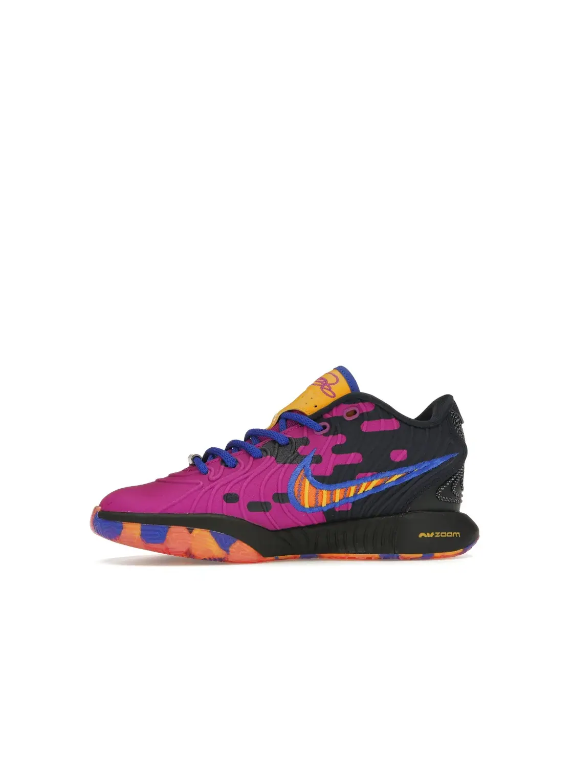 Детские кроссовки для мальчиков Nike LeBron 21 SE — изображение 3 из 4, фиолетовый///яркий