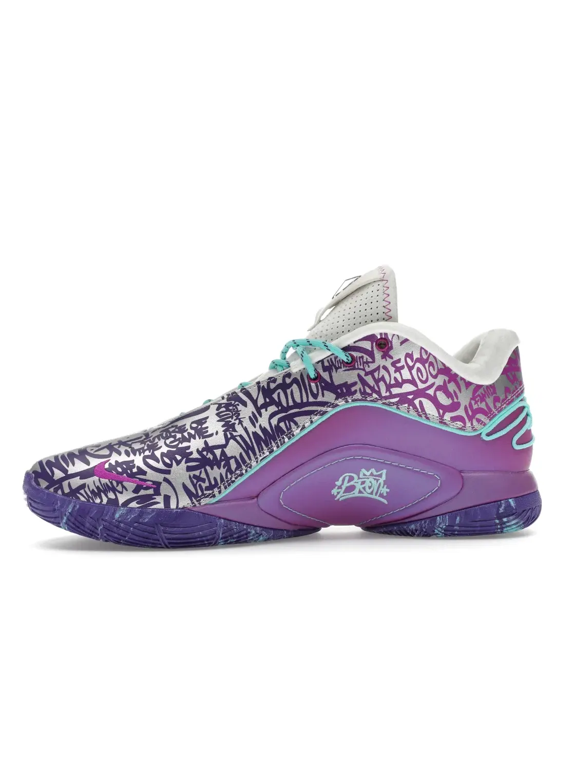 Мужские баскетбольные кроссовки Nike LeBron 22 — изображение 3 из 4, фиолетовый/фиолетовый