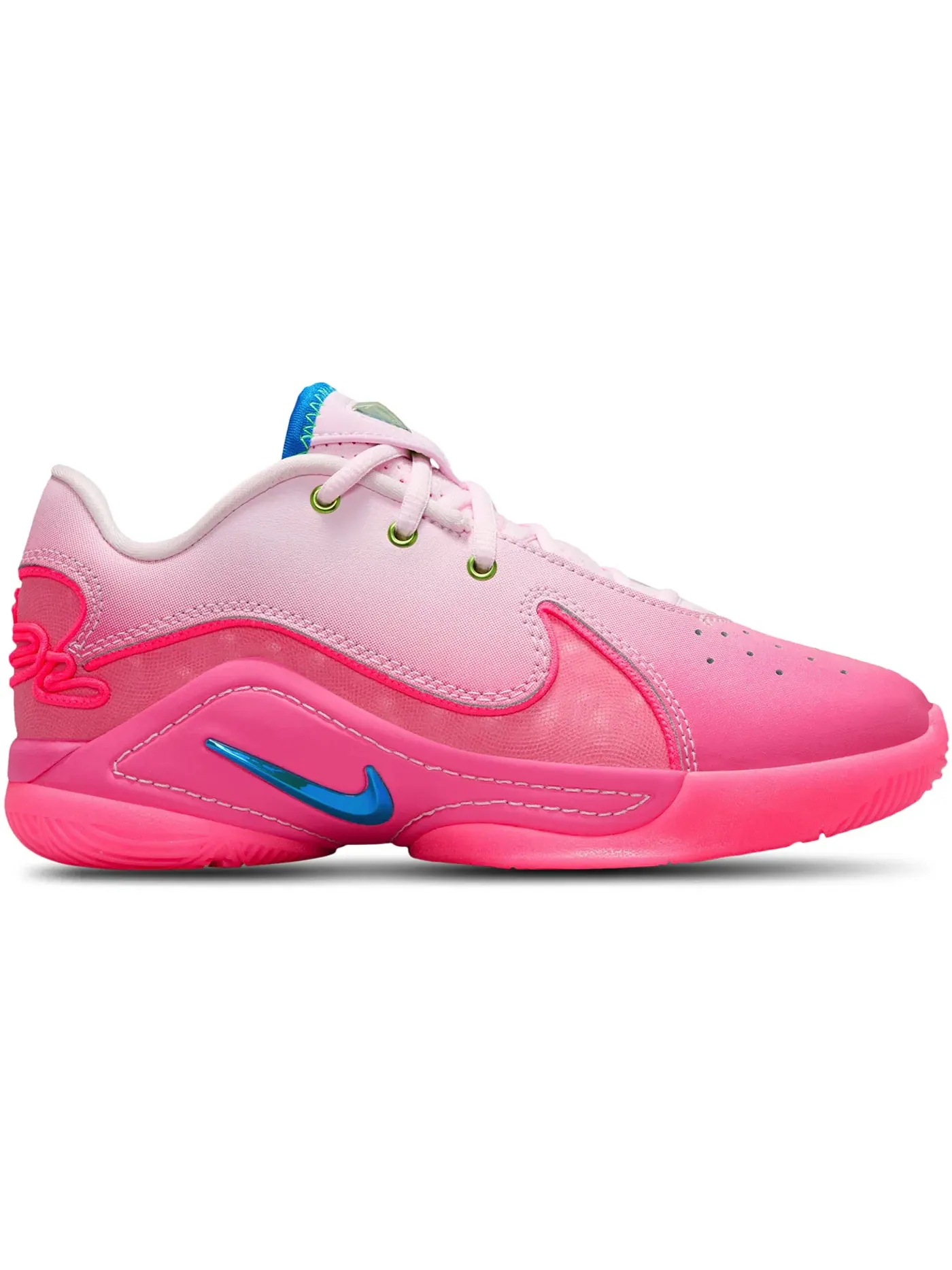 Детские кроссовки баскетбольные Nike LeBron 22 I Promise (GS) Nike — изображение 1 из 1, розовый//розовый/синий