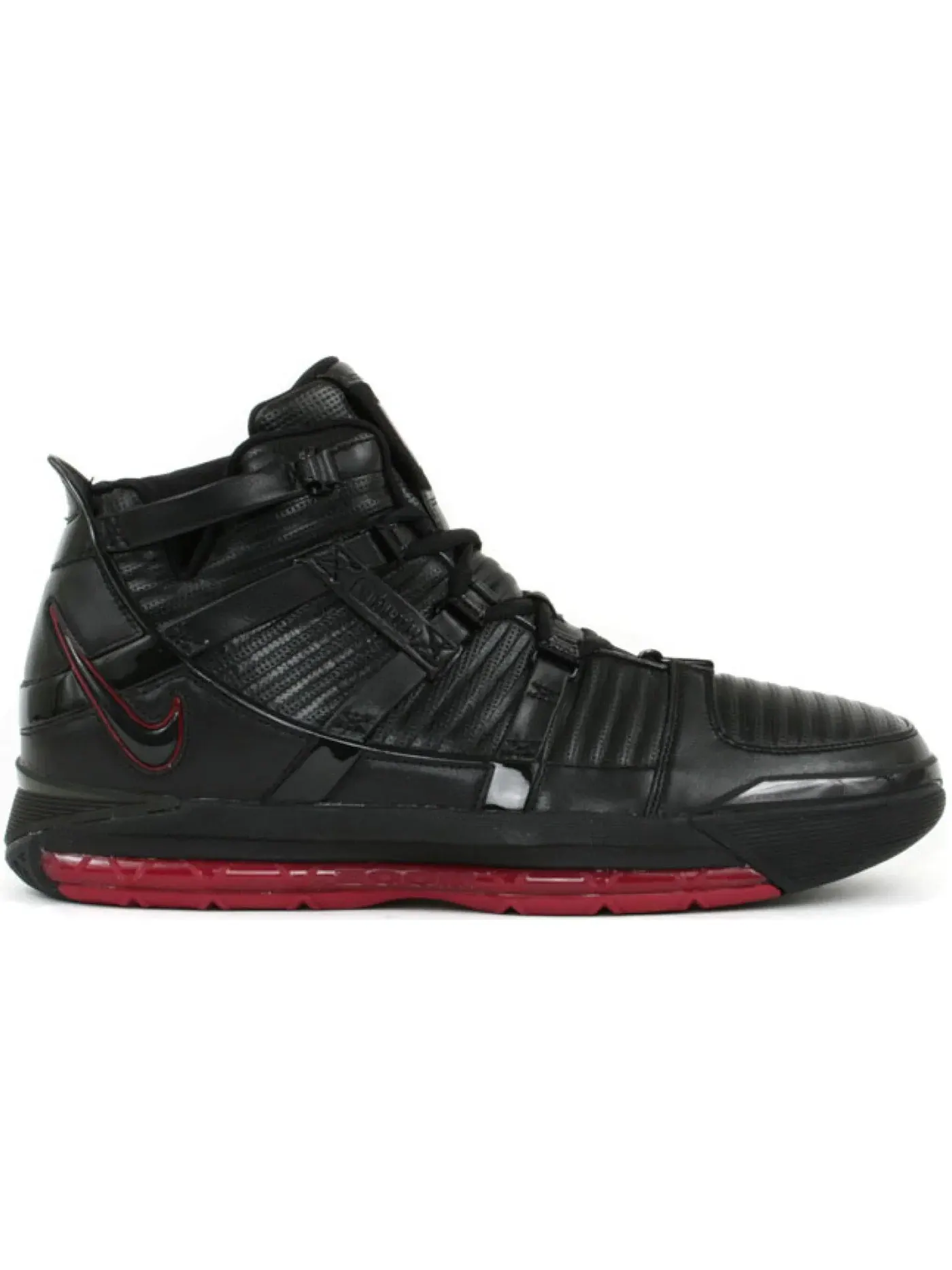 Мужские кроссовки для баскетбола Nike LeBron 3 — изображение 1 из 1, черный/черный