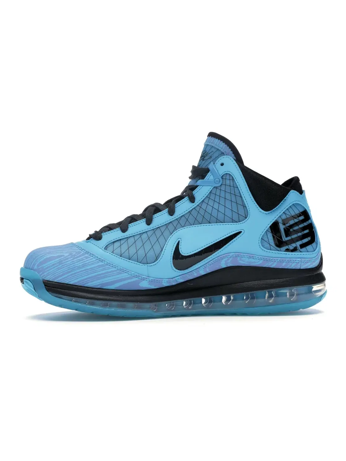 Мужские кроссовки для баскетбола Nike LeBron 7 — изображение 3 из 4, синий/черный