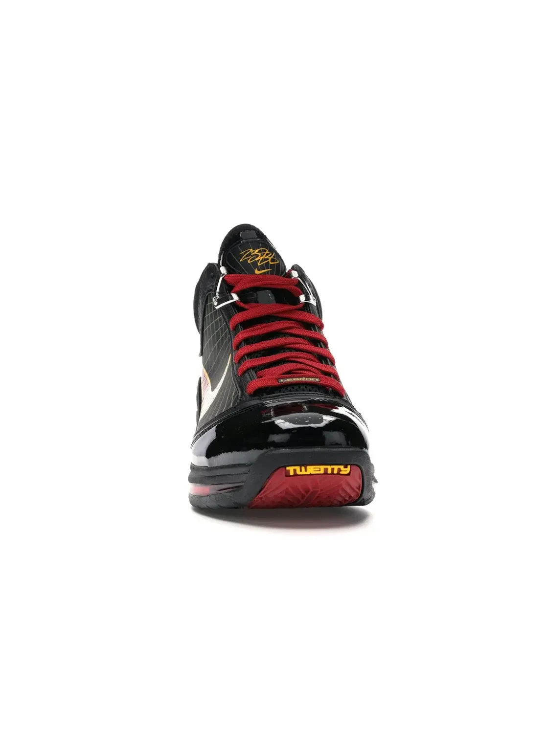 Мужские кроссовки баскетбольные Nike LeBron 7 Fairfax Away (2020) — изображение 2 из 4, черный/красный