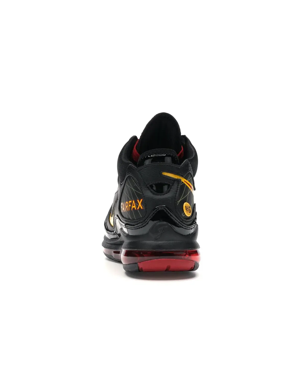 Мужские кроссовки баскетбольные Nike LeBron 7 Fairfax Away (2020) — изображение 4 из 4, черный/красный