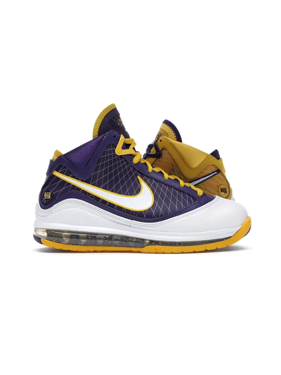 Детские кроссовки Nike LeBron 7 — изображение 1 из 4, фиолетовый/белый