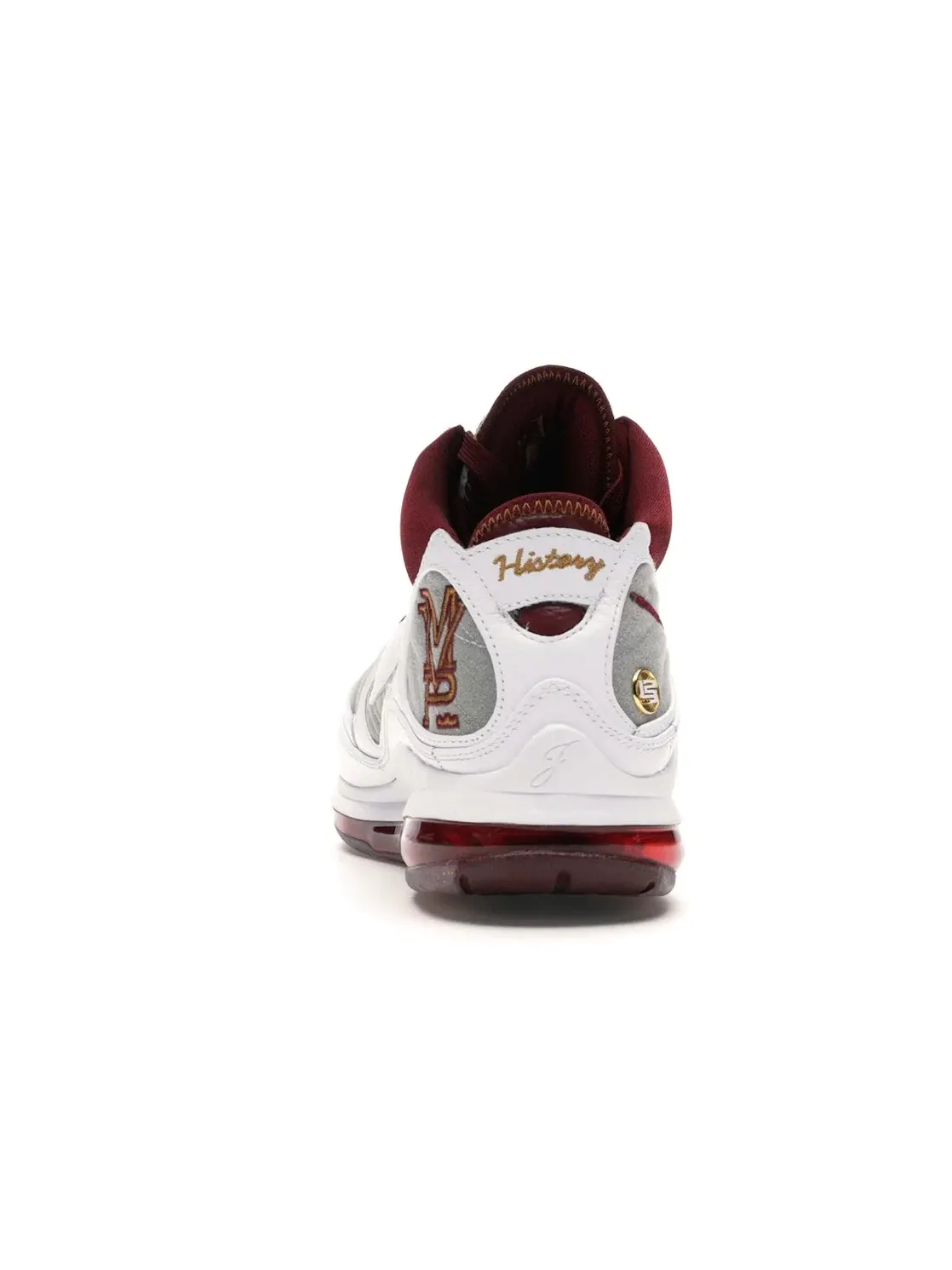 Мужские кроссовки для баскетбола Nike LeBron 7 — изображение 4 из 4, белый/-красный-серый