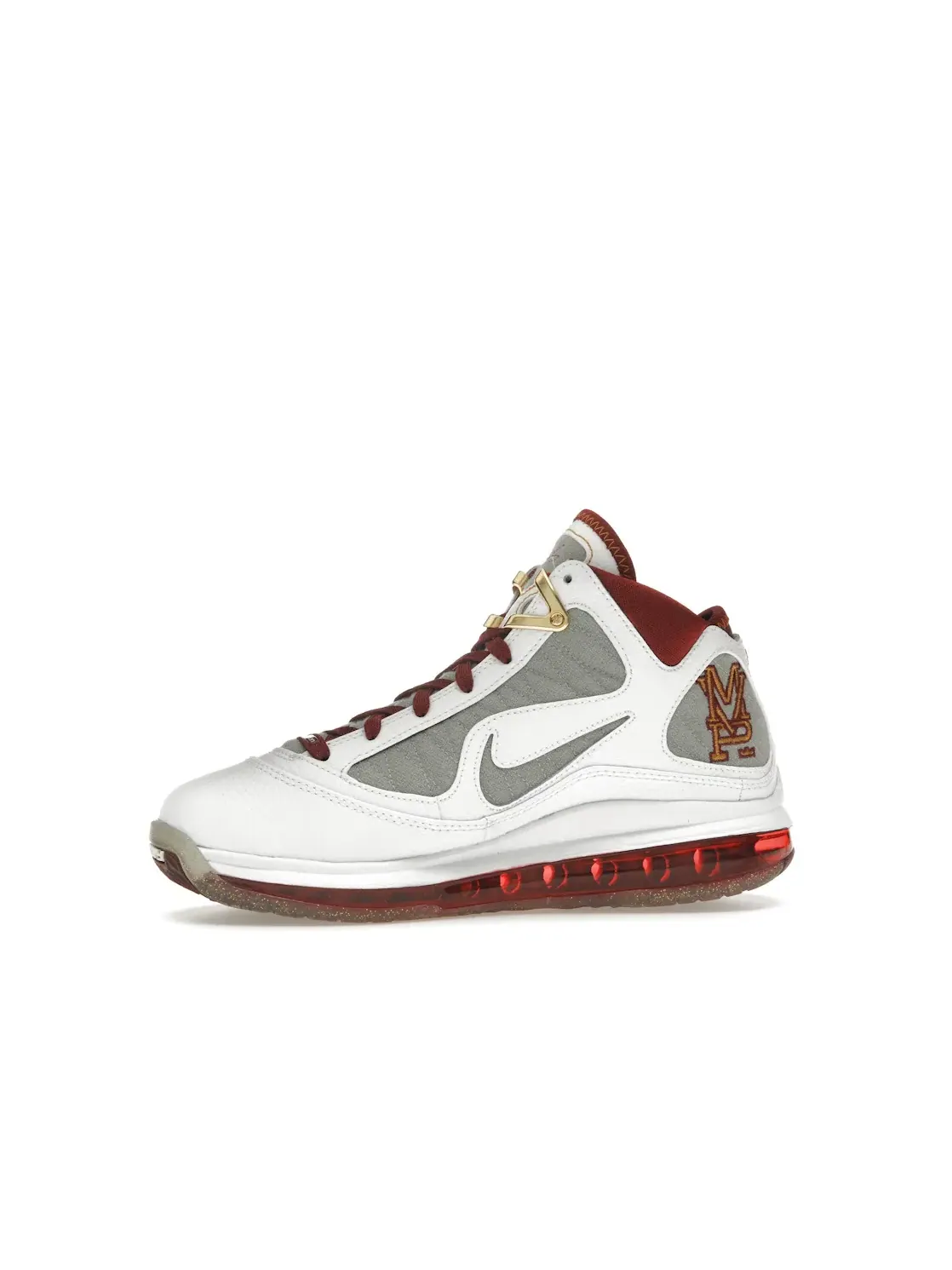 Детские кроссовки для мальчиков баскетбольные Nike LeBron 7 — изображение 3 из 4, белый/-красный-серый