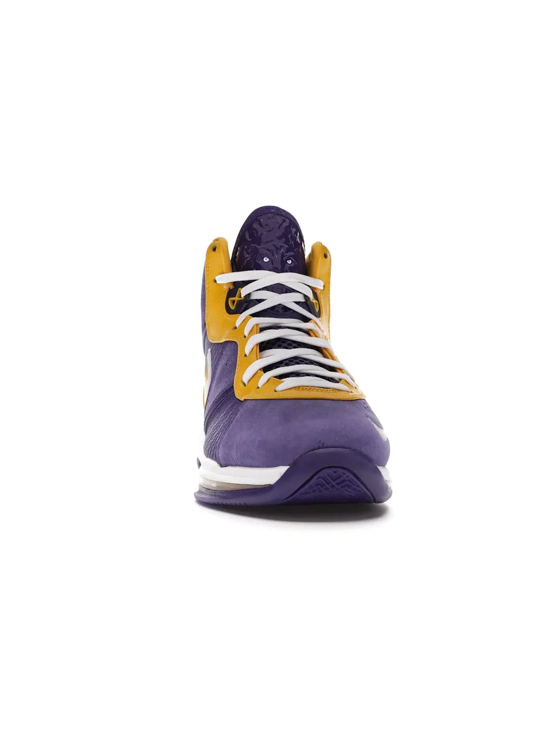 Мужские кроссовки для баскетбола с высоким верхом Nike LeBron 8 Lakers — изображение 2 из 4, фиолетовый золотистый