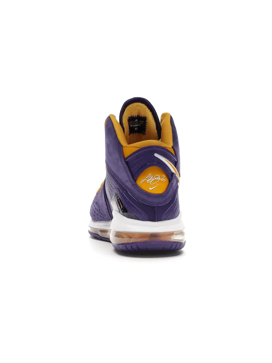 Мужские кроссовки для баскетбола с высоким верхом Nike LeBron 8 Lakers — изображение 4 из 4, фиолетовый золотистый