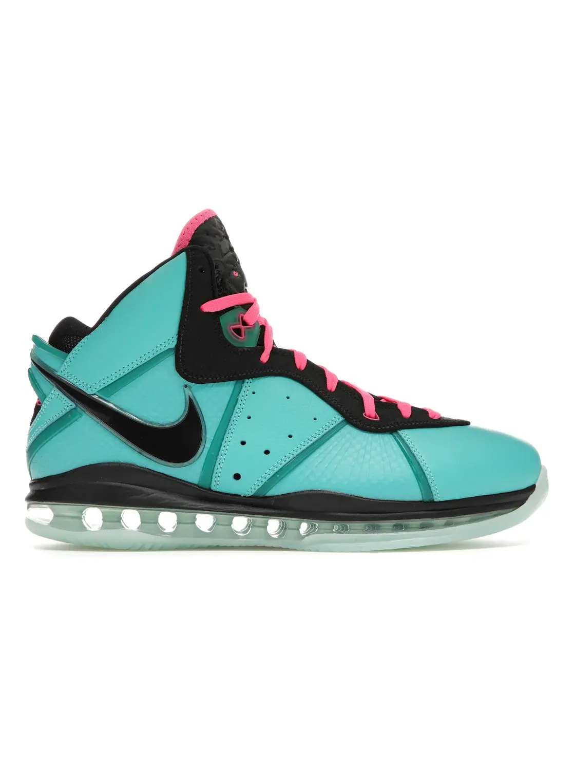 Мужские кроссовки для баскетбола Nike LeBron 8 — изображение 1 из 4, розовый-зеленый-черный