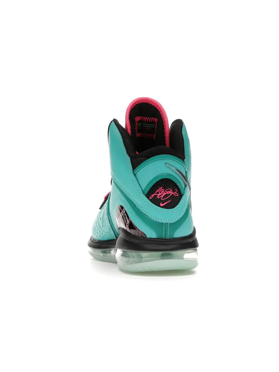 Мужские кроссовки для баскетбола Nike LeBron 8 — изображение 4 из 4, розовый-зеленый-черный