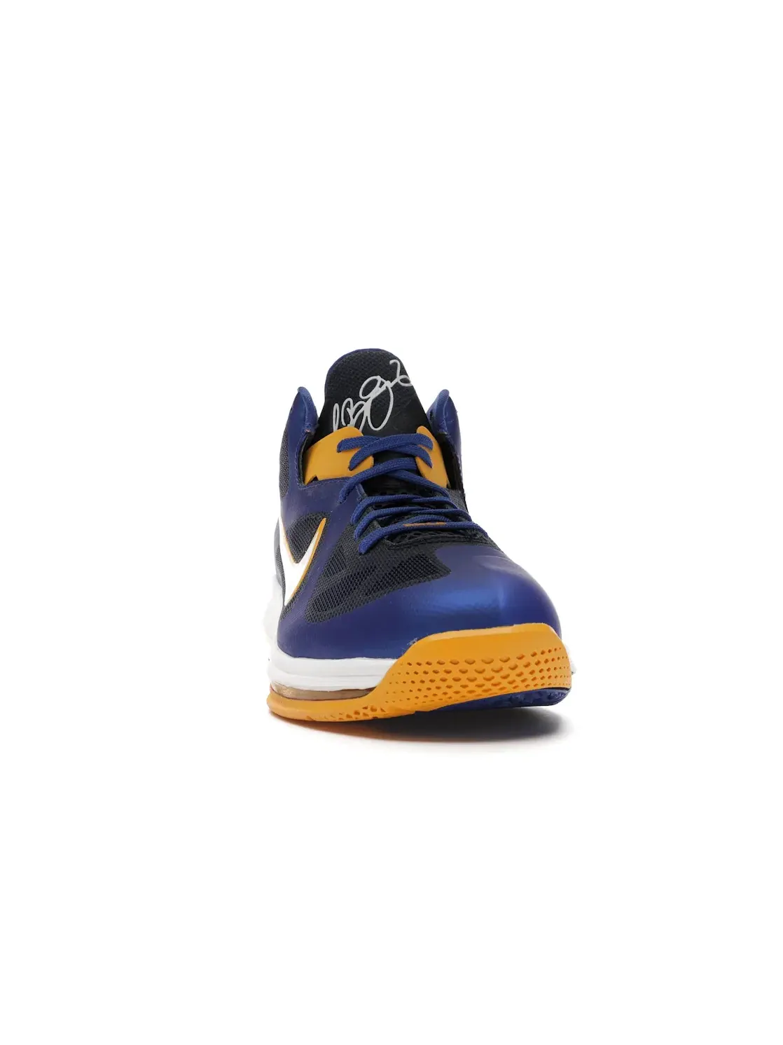 Мужские кроссовки для баскетбола Nike LeBron 9 Low — изображение 2 из 4, золотистый темно-синий