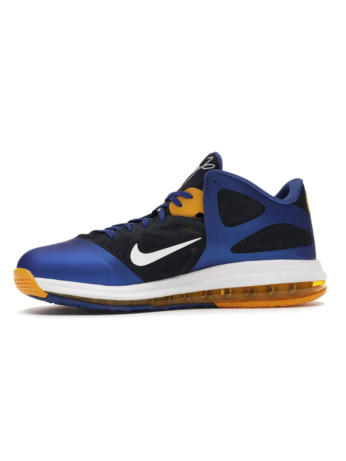 Мужские кроссовки для баскетбола Nike LeBron 9 Low — изображение 3 из 4, золотистый темно-синий