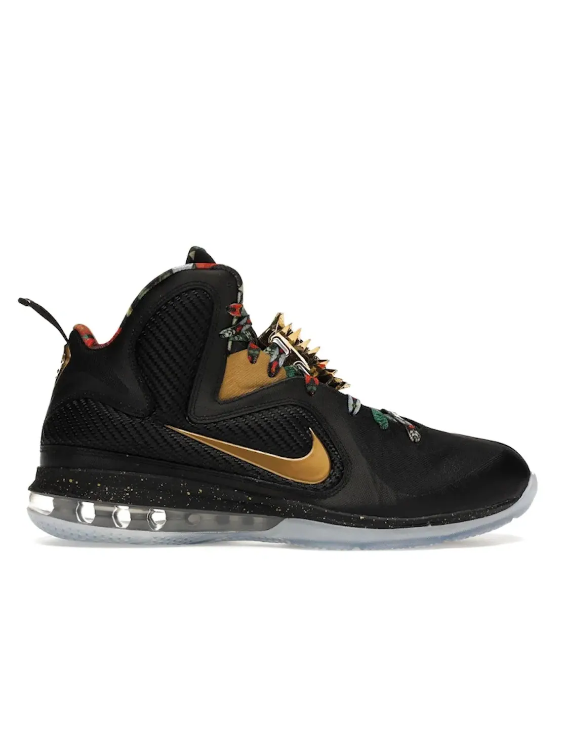 Мужские кроссовки с золотыми деталями Nike LeBron 9 — изображение 1 из 4