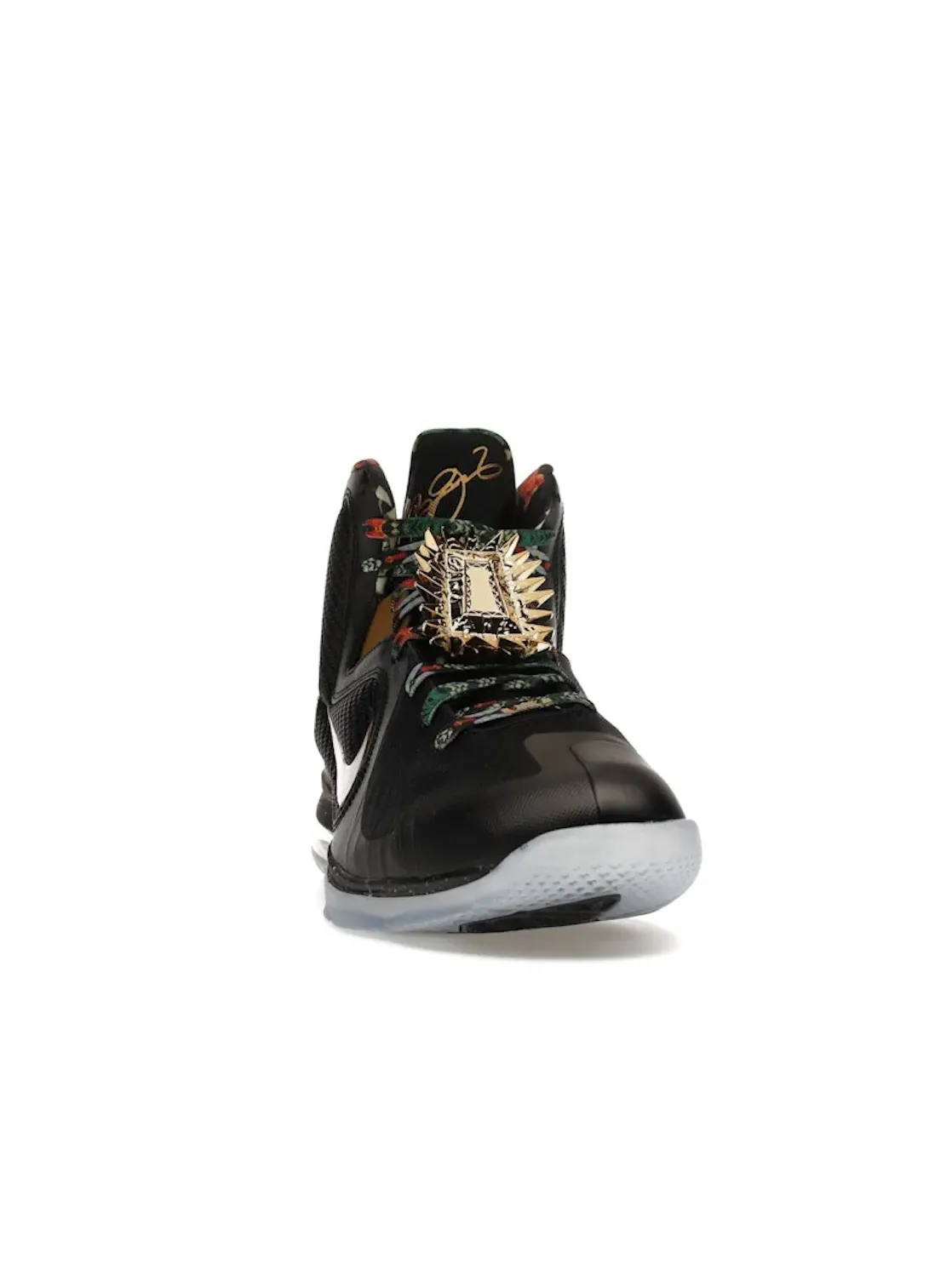 Мужские кроссовки с золотыми деталями Nike LeBron 9 — изображение 2 из 4