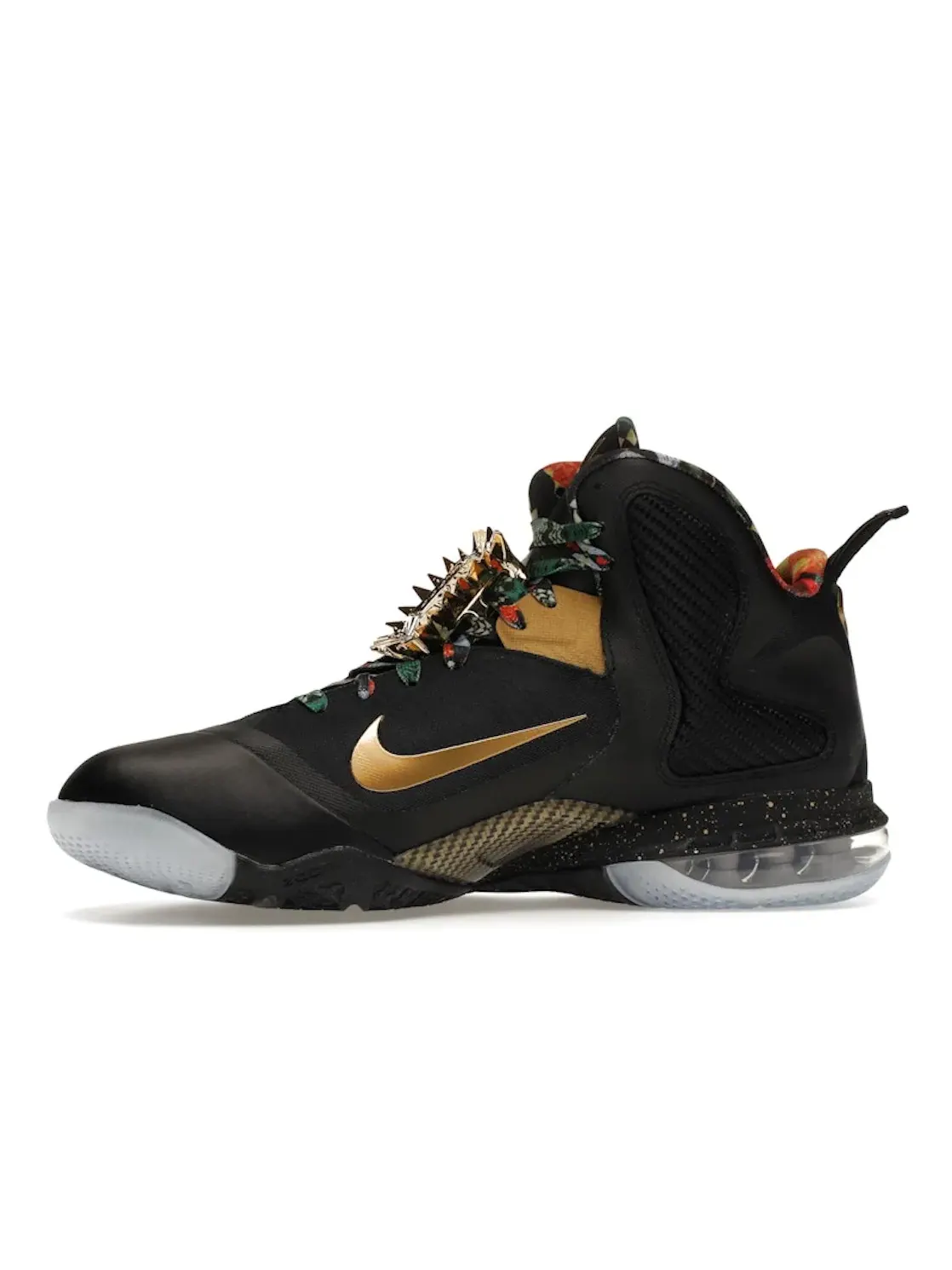Мужские кроссовки с золотыми деталями Nike LeBron 9 — изображение 3 из 4