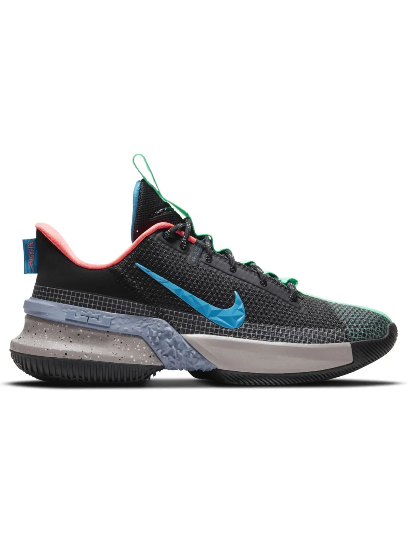 Мужские кроссовки для баскетбола Nike LeBron Ambassador 13 — изображение 1 из 1, черный/синий/зеленый