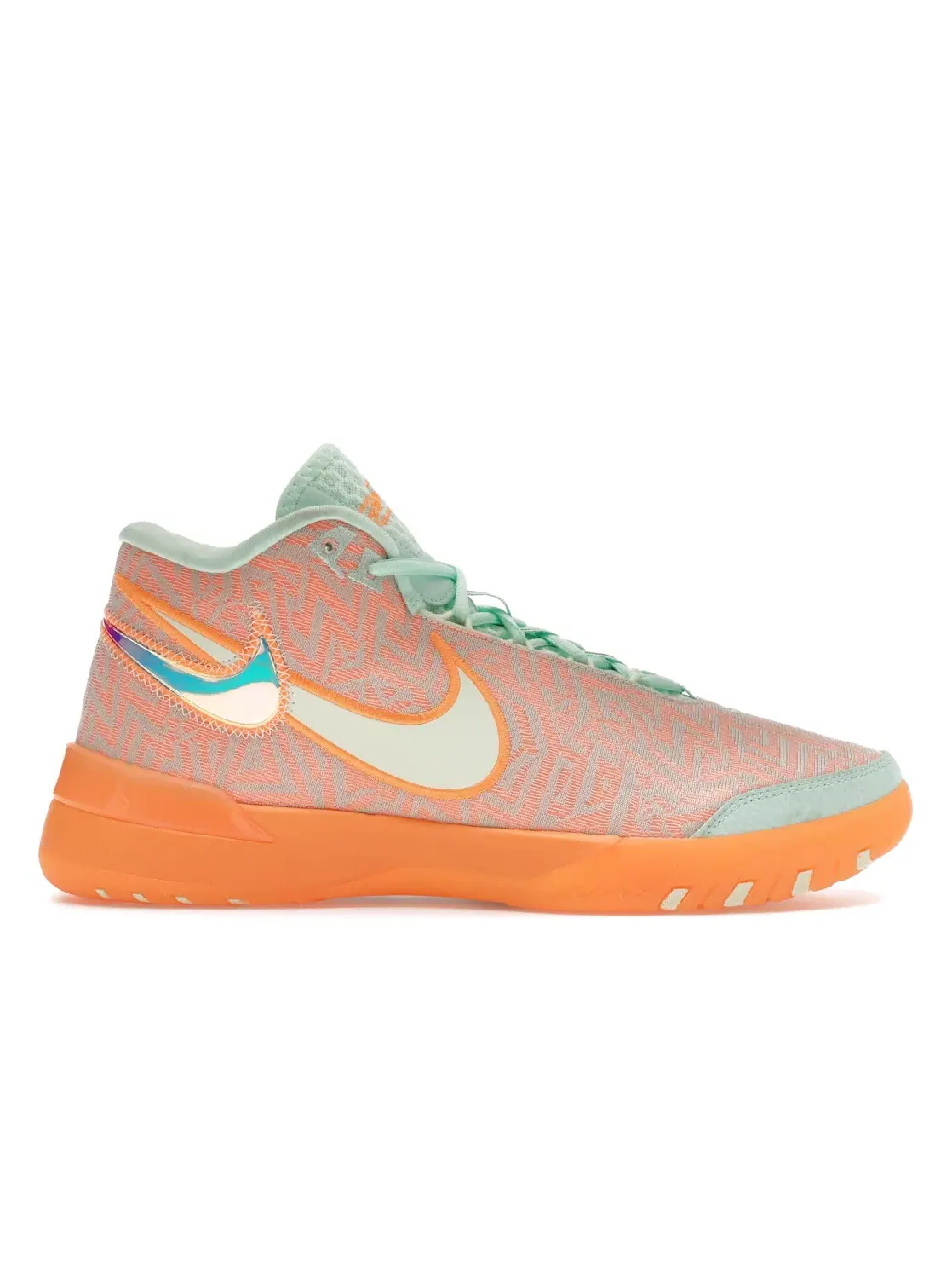 Мужские кроссовки для баскетбола Nike LeBron NXXT Genisus, Mint Foam/Volt Tint/Hyper Jade/Bright Citrus — изображение 1 из 4