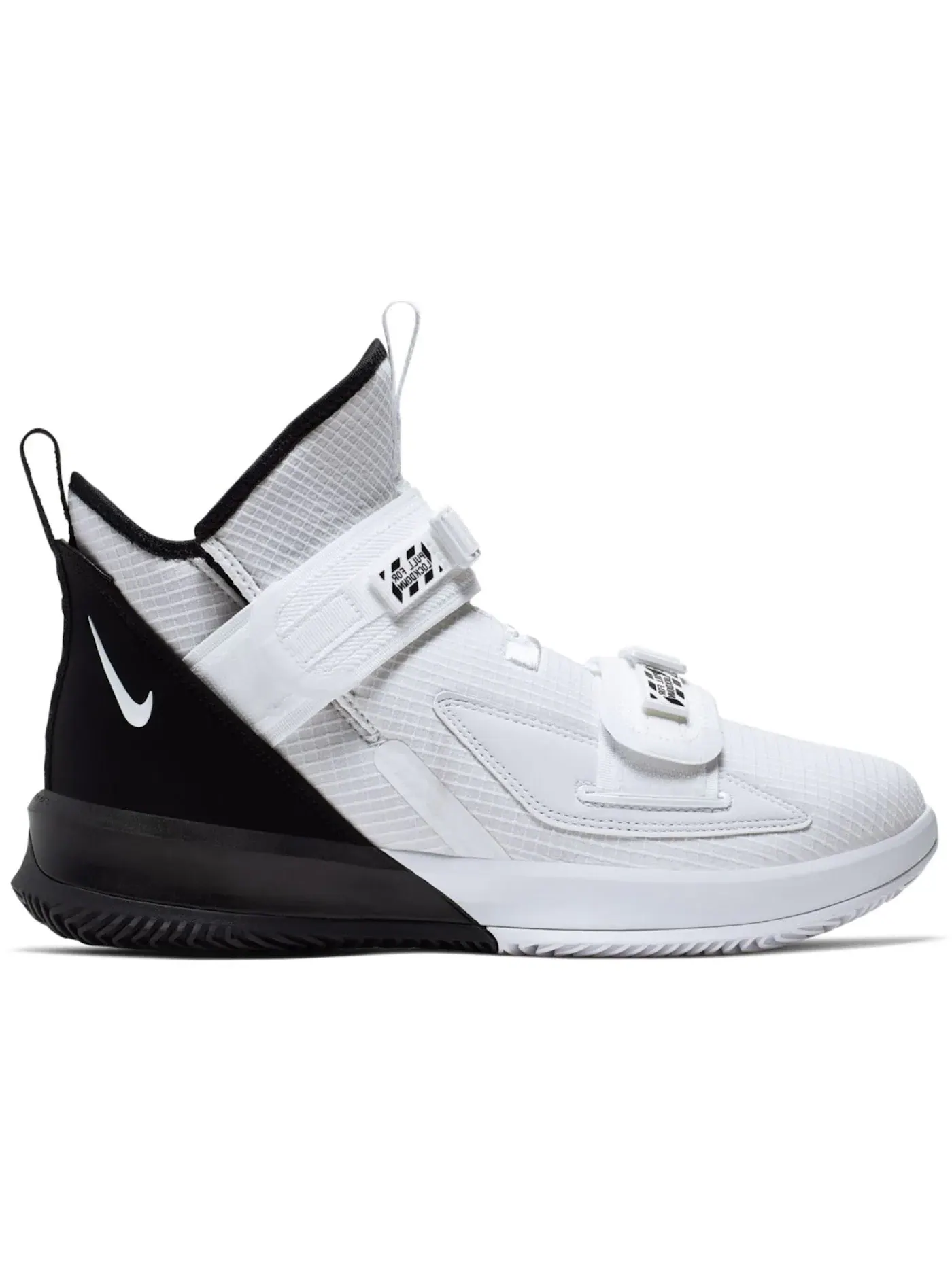 Мужские кроссовки для баскетбола Nike LeBron Solder 13 Essential — изображение 1 из 1, белый/черный