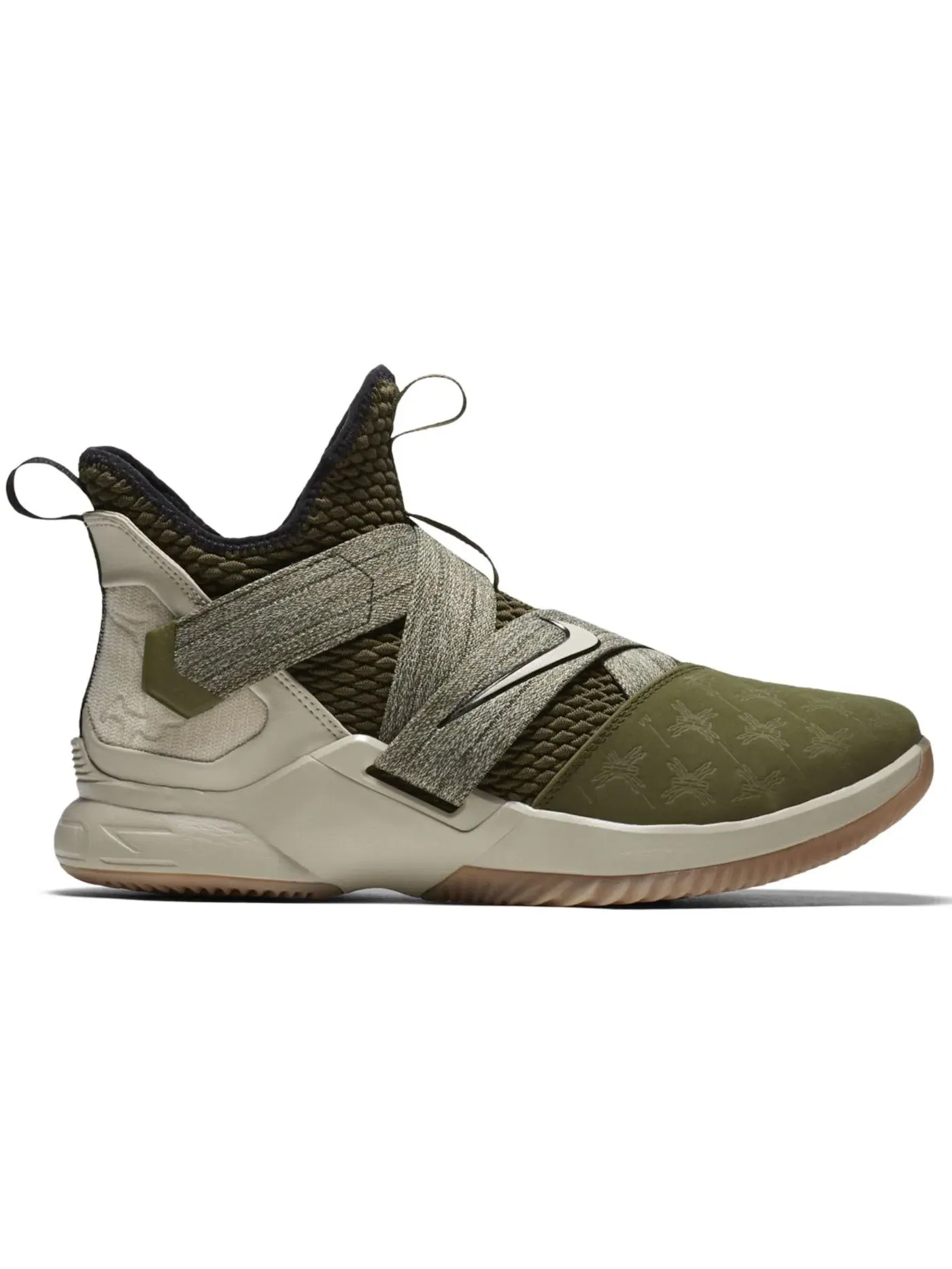 Мужские кроссовки для баскетбола Nike LeBron Soldier 12 EP — изображение 1 из 1, оливковый