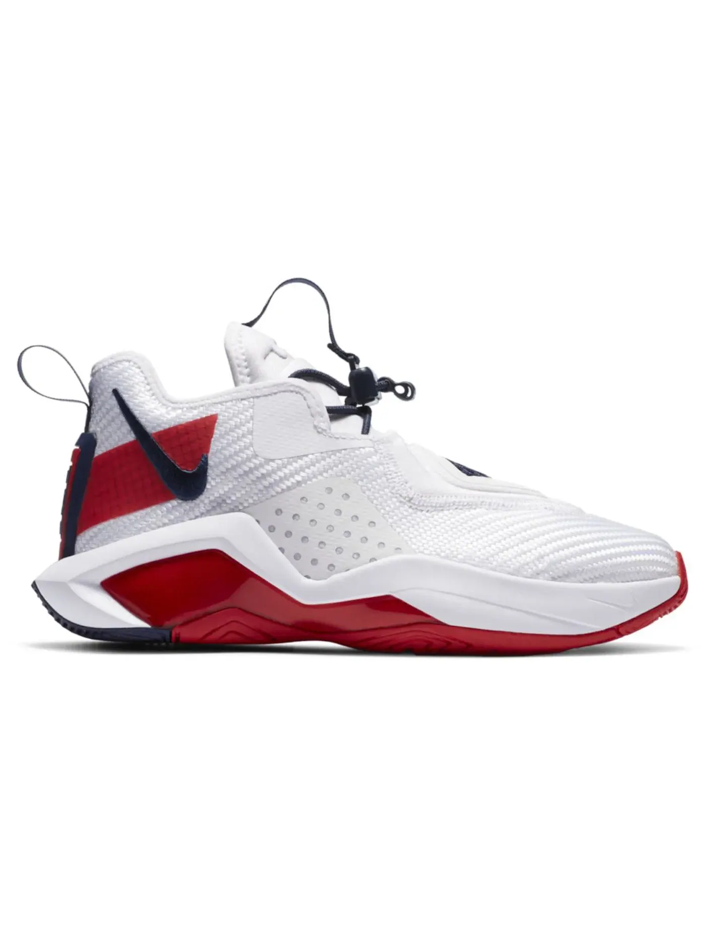 Детские кроссовки для баскетбола Nike LeBron Soldier 14 — изображение 1 из 1, белый/красный/красный