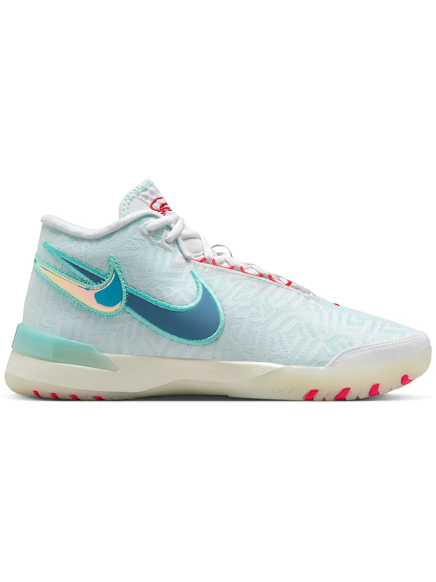 Мужские кроссовки для баскетбола Nike LeBron NXXT Genisus — изображение 1 из 1, белый/зеленый/красный