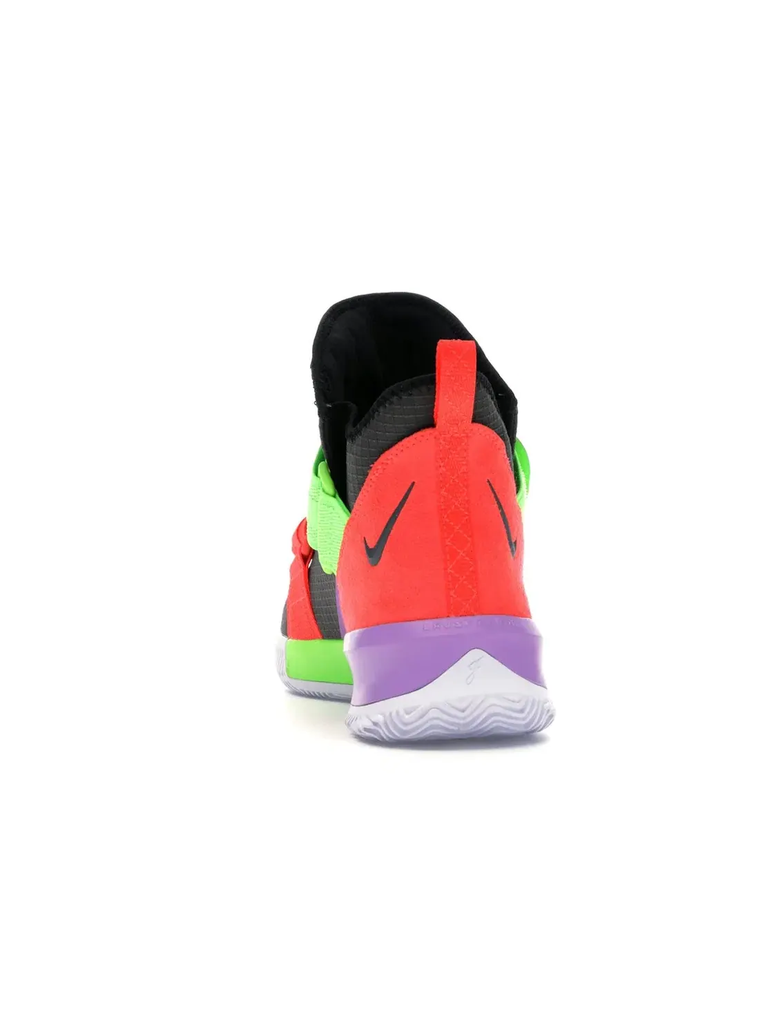 Мужские кроссовки для баскетбола с ремешками Nike LeBron Soldier 13 — изображение 4 из 4, серый/яркий-зеленый