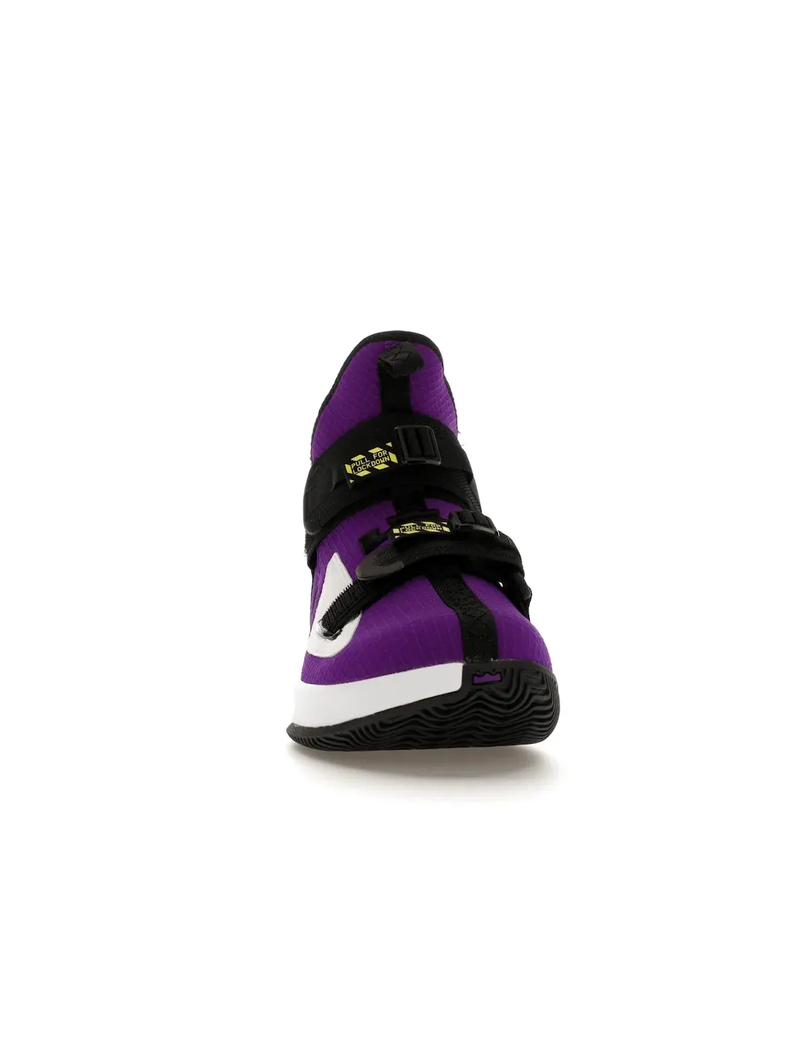 Мужские кроссовки для баскетбола Nike LeBron Soldier 13 — изображение 2 из 4, фиолетовый желтый черный