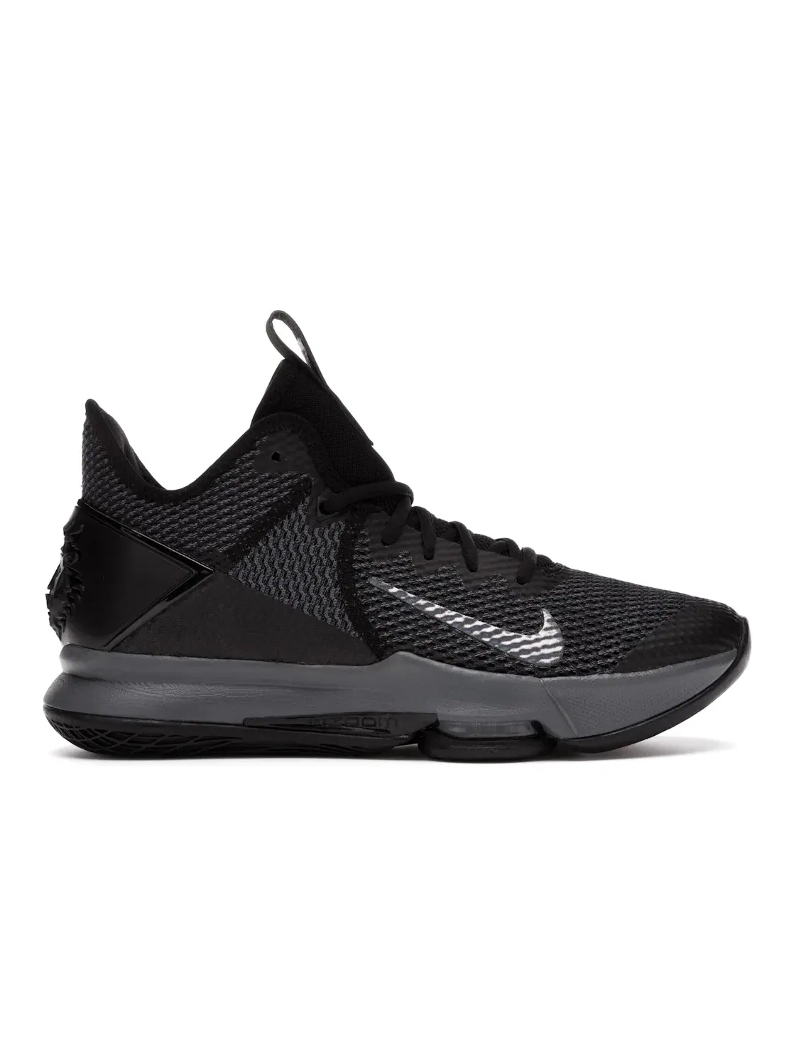 Мужские кроссовки для баскетбола Nike LeBron Witness 4 — изображение 1 из 4, черный/серый--черный