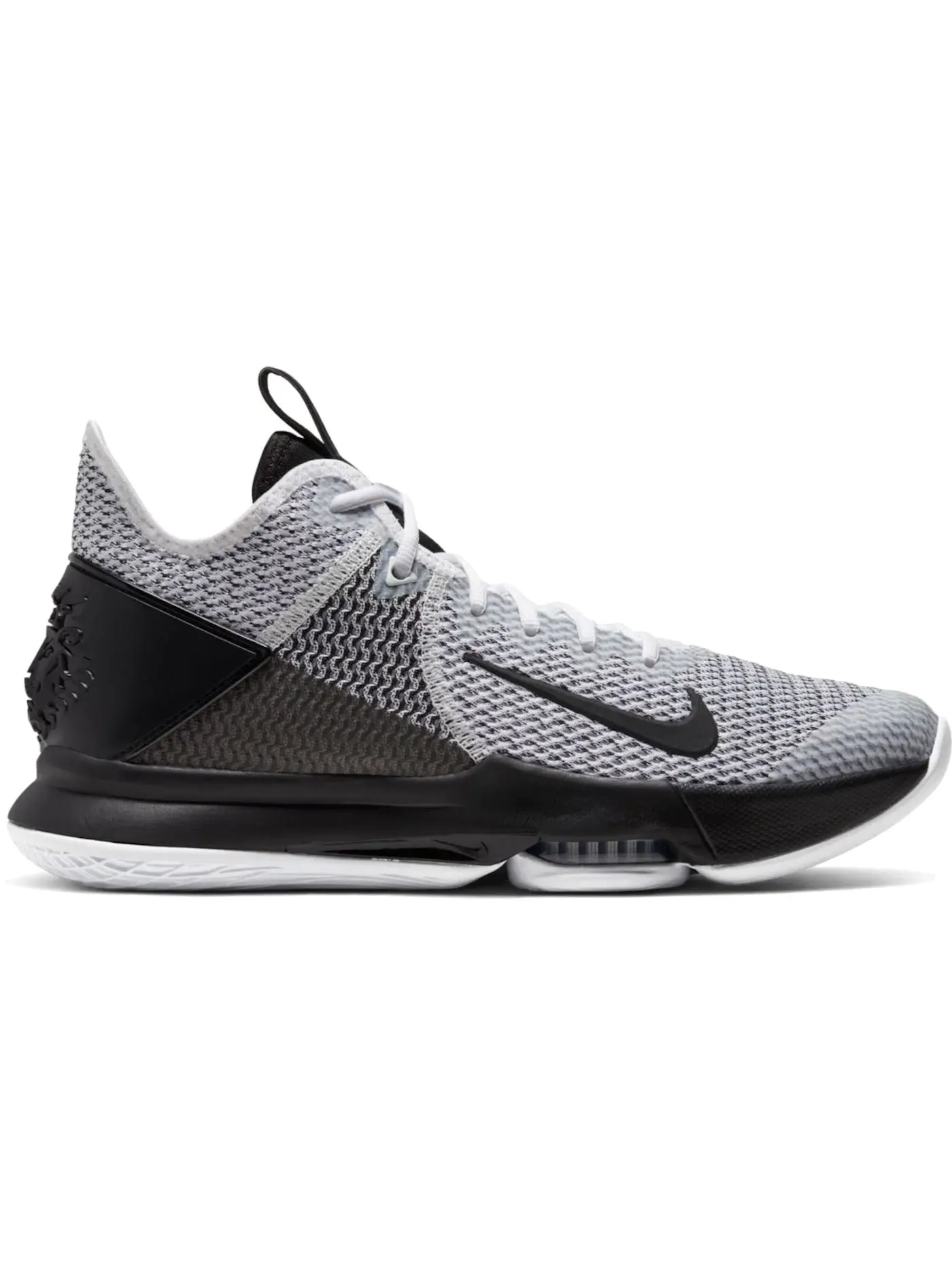 Мужские баскетбольные кроссовки Nike LeBron Witness 4 — изображение 1 из 1, белый/белый-черный