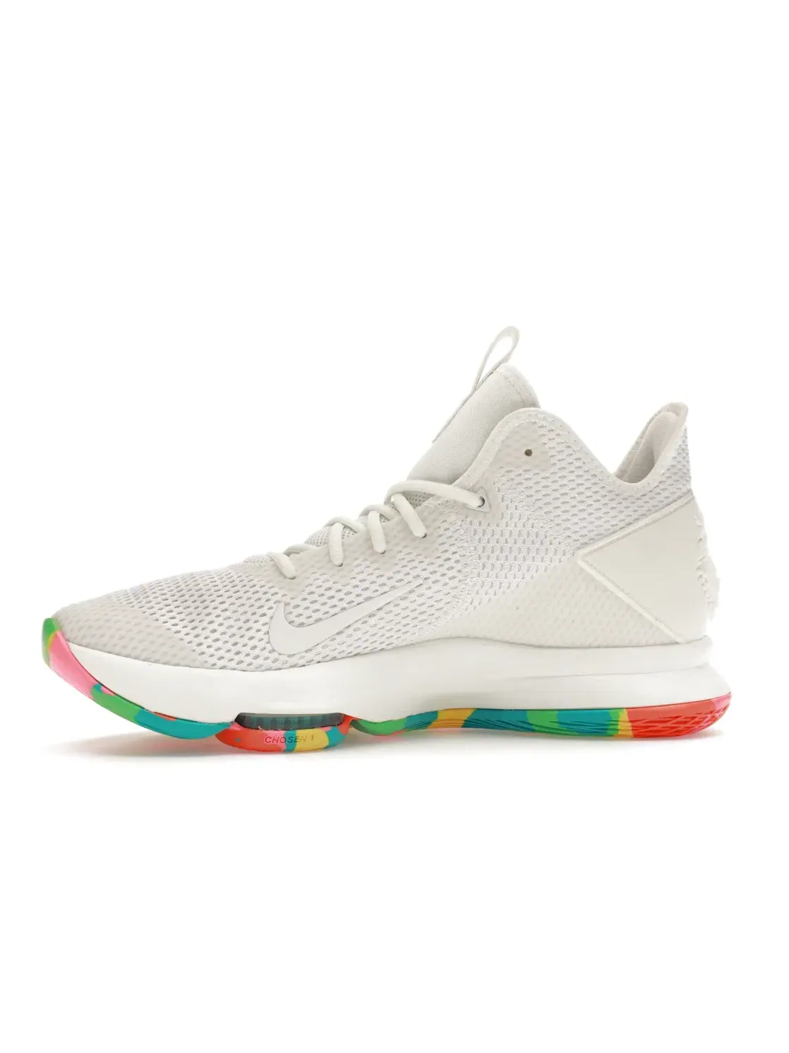Мужские кроссовки с амортизацией Nike LeBron Witness 4 — изображение 3 из 4, белый/белый/желтый