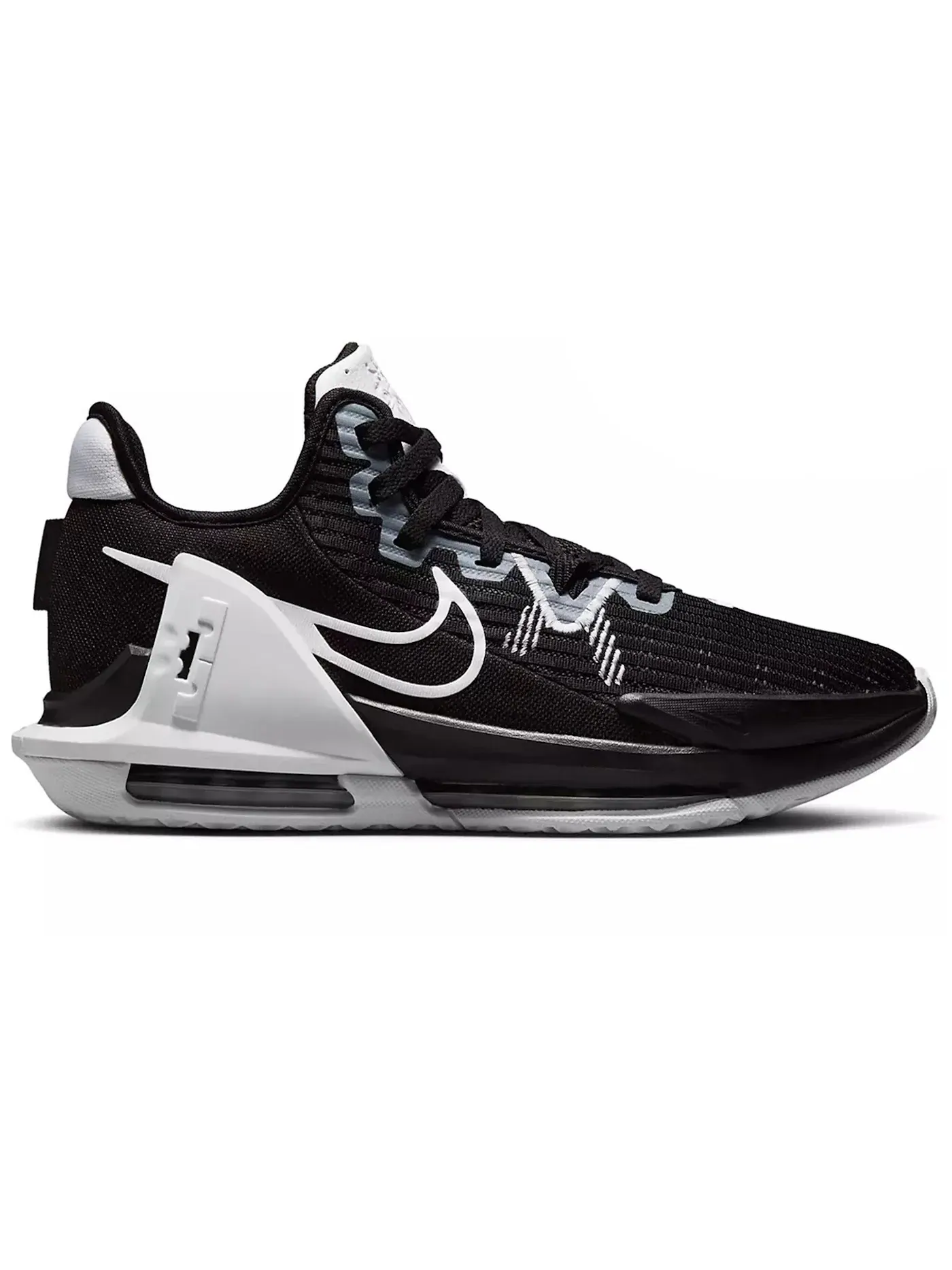 Мужские кроссовки для баскетбола Nike LeBron Witness 6 TB — изображение 1 из 1, черный/черный/белый
