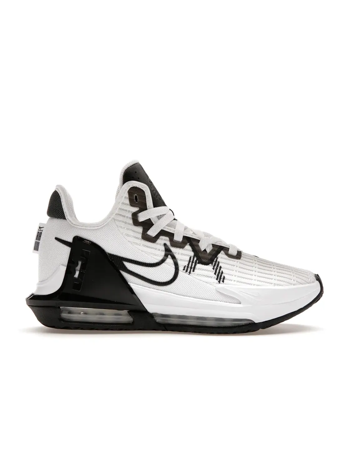 Мужские кроссовки с геометрической подошвой Nike LeBron Witness 6 TB Nike — изображение 1 из 4, белый/белый/черный